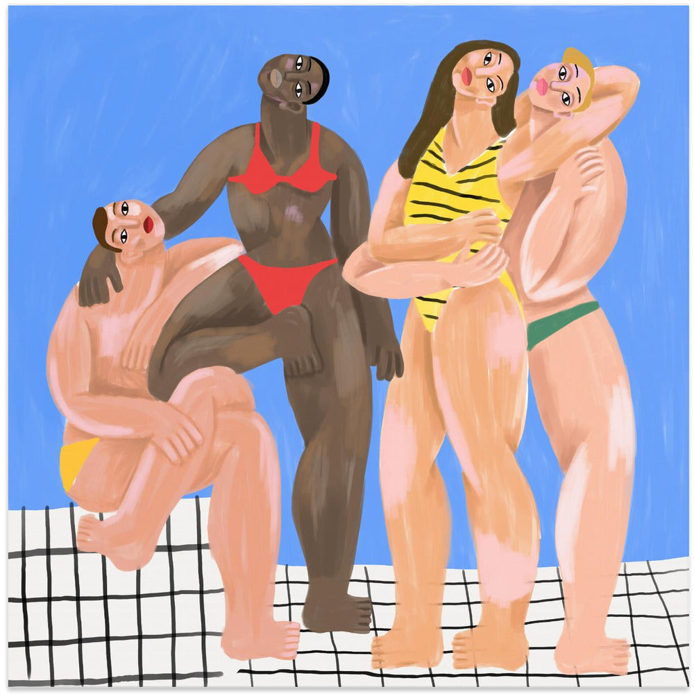La Piscine Wall Art by Cp-canvas-DECOROLALA