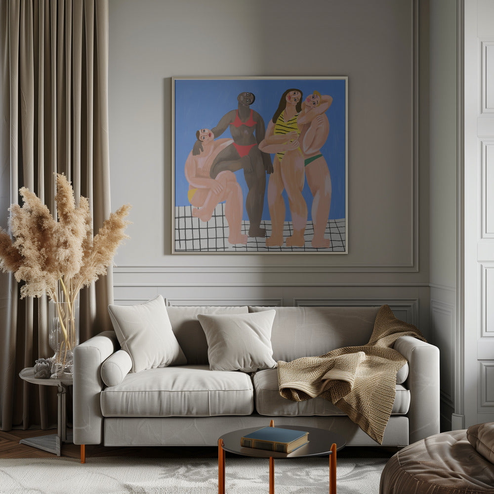 La Piscine Wall Art by Cp-canvas-DECOROLALA