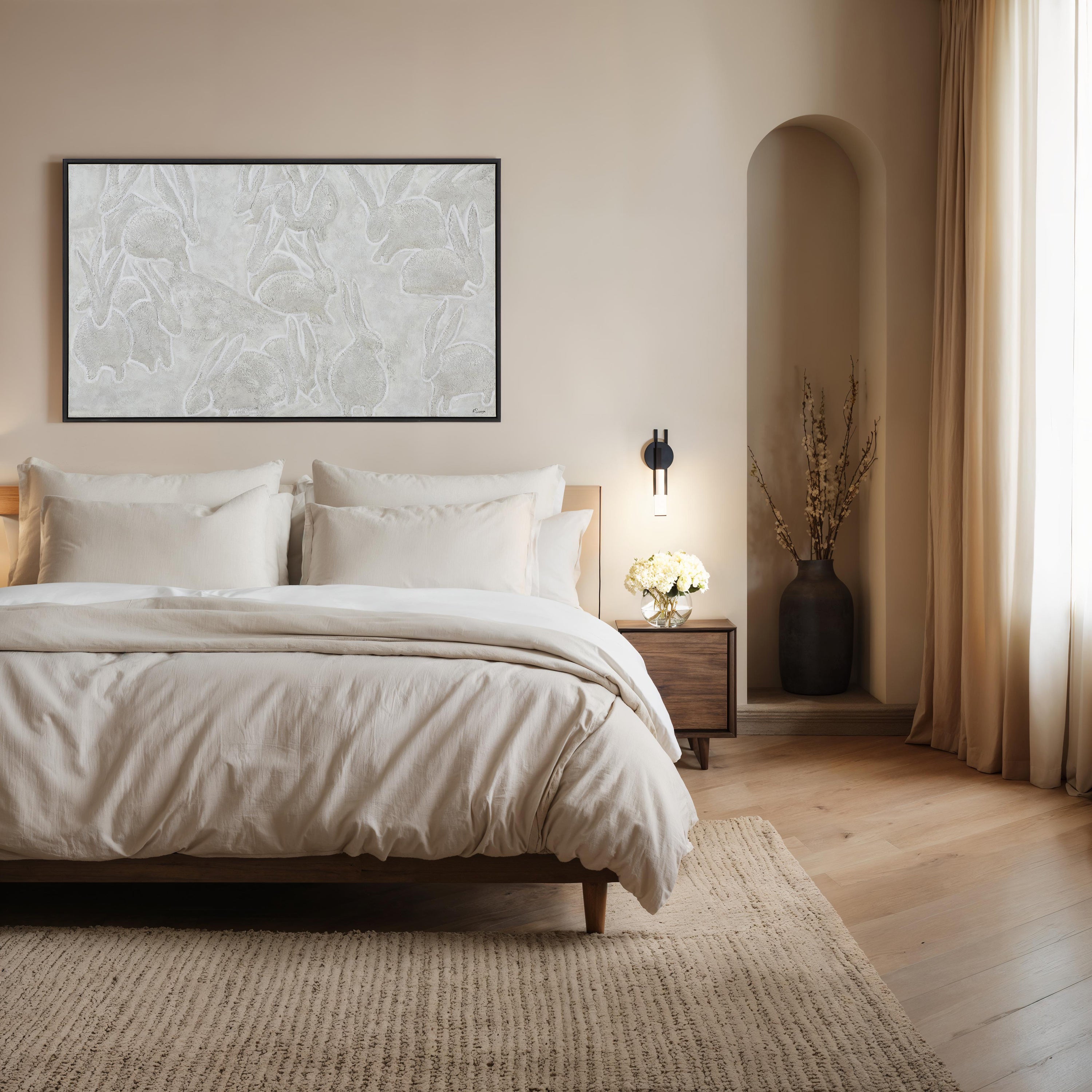 Lacey 36" H x 60" W Canvas Art-Canvas Print-DECOROLALA