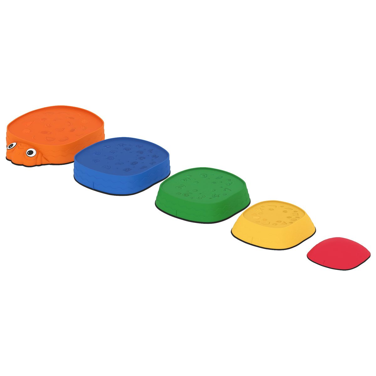 Ladybug Balance Stepping Stones for Promoting Balance Coordination and Strength, Outdoor & Indoor Obstacle Course-Toys & Games > Baby & Toddler Toys > Kids Gym & Playmats-DECOROLALA