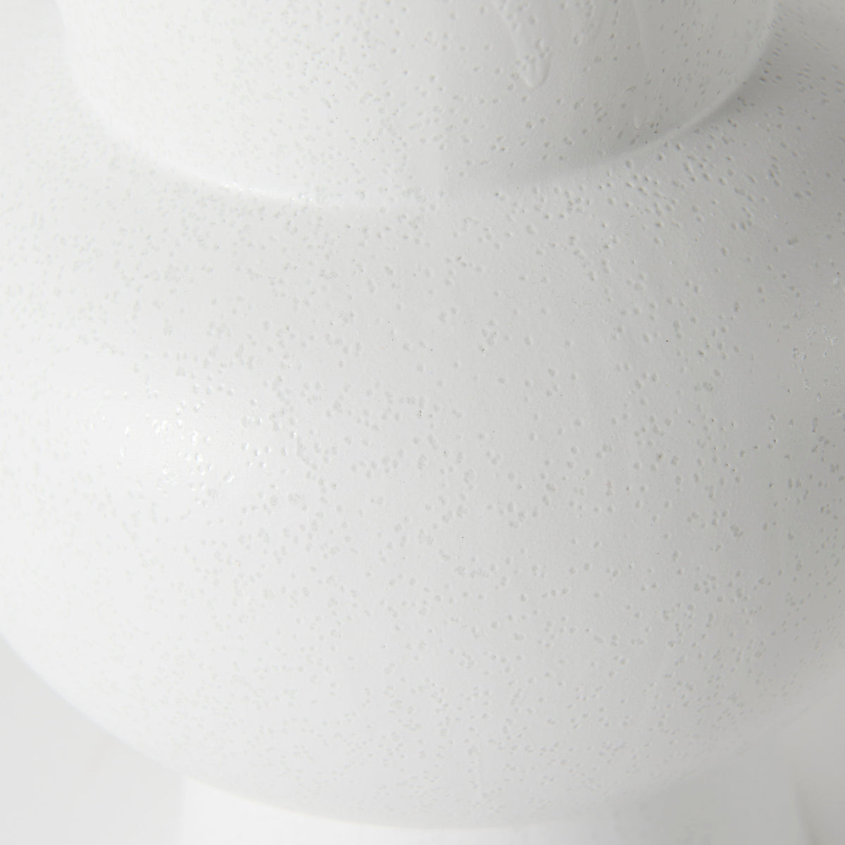 Laforge 10.8H Medium White Ceramic Vase-Vase-DECOROLALA