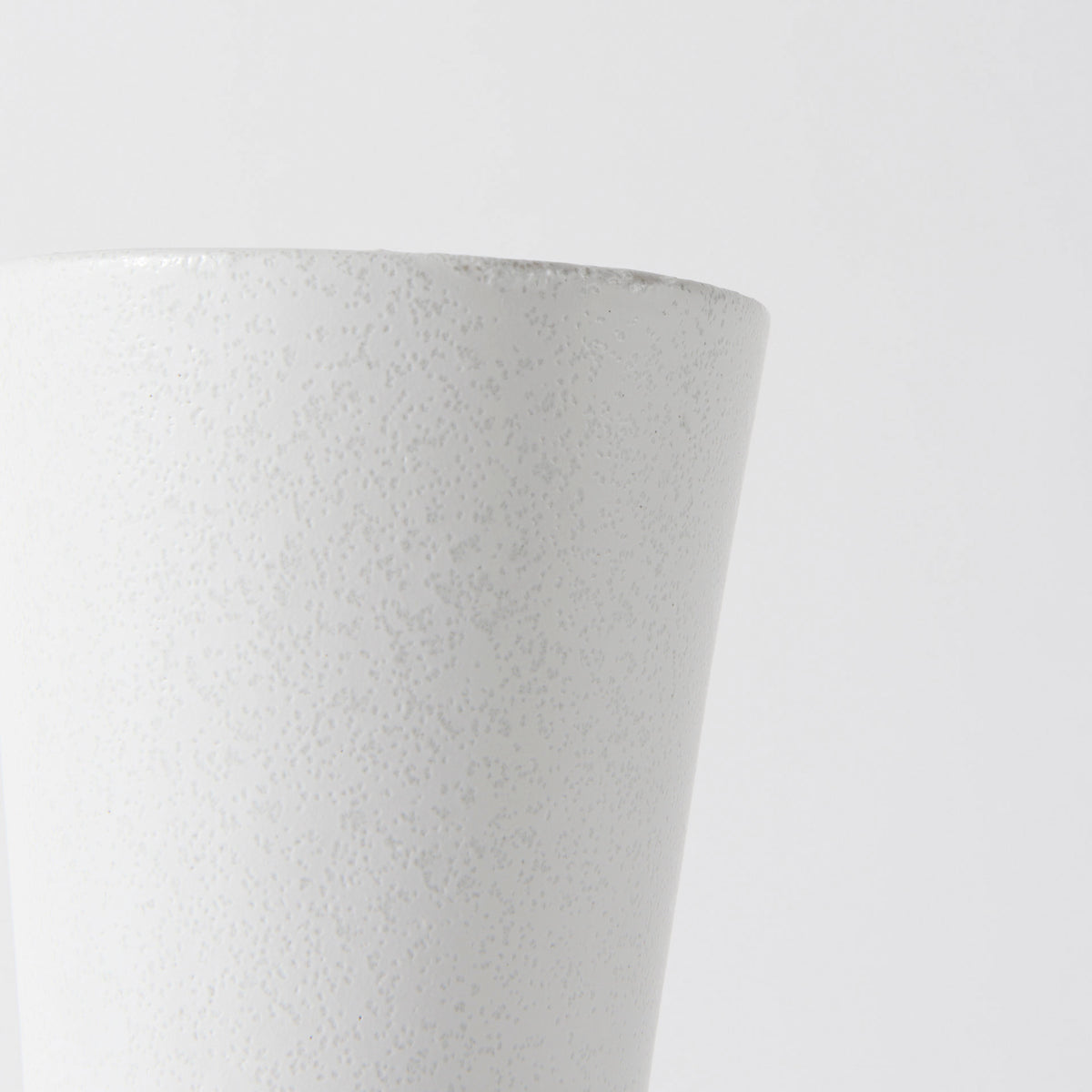 Laforge 9.4H Small White Ceramic Vase-Vase-DECOROLALA