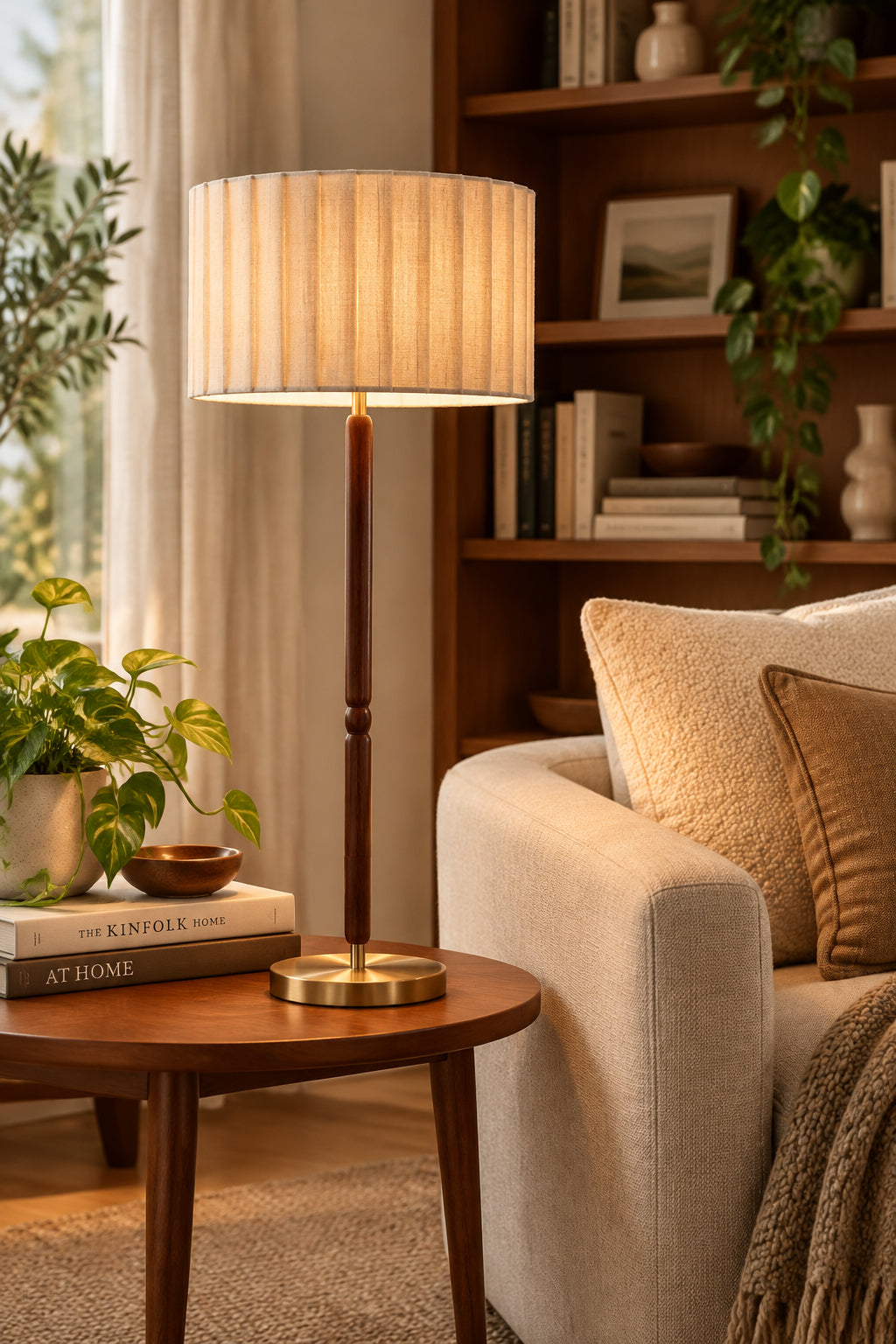 Laine Table Lamp Mid-Century Modern 27.5"-Lighting-DECOROLALA