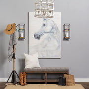 Lamda Coat Rack - Black Metal & Light Brown Wood 22x75-Coat Racks-DECOROLALA