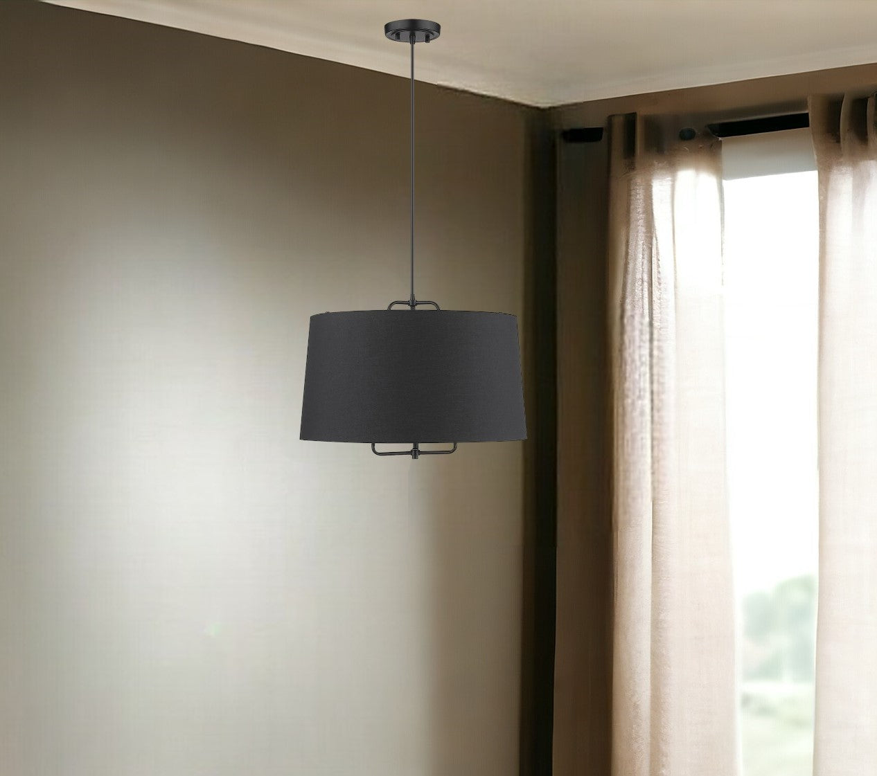 Lamia 3-Light Matte Black Mini Pendant-Pendants-Hanging Lights-DECOROLALA