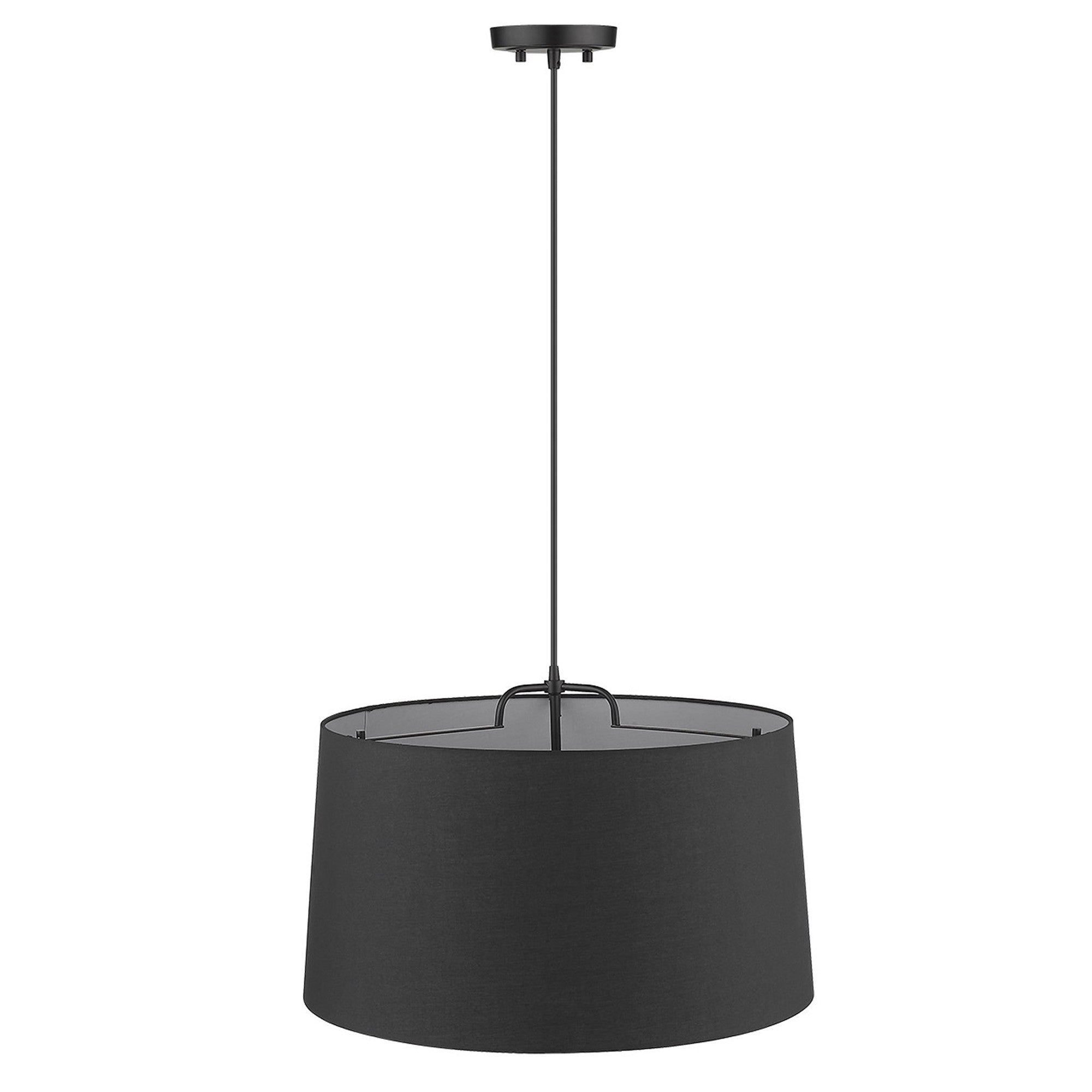 Lamia 3-Light Matte Black Mini Pendant-Pendants-Hanging Lights-DECOROLALA