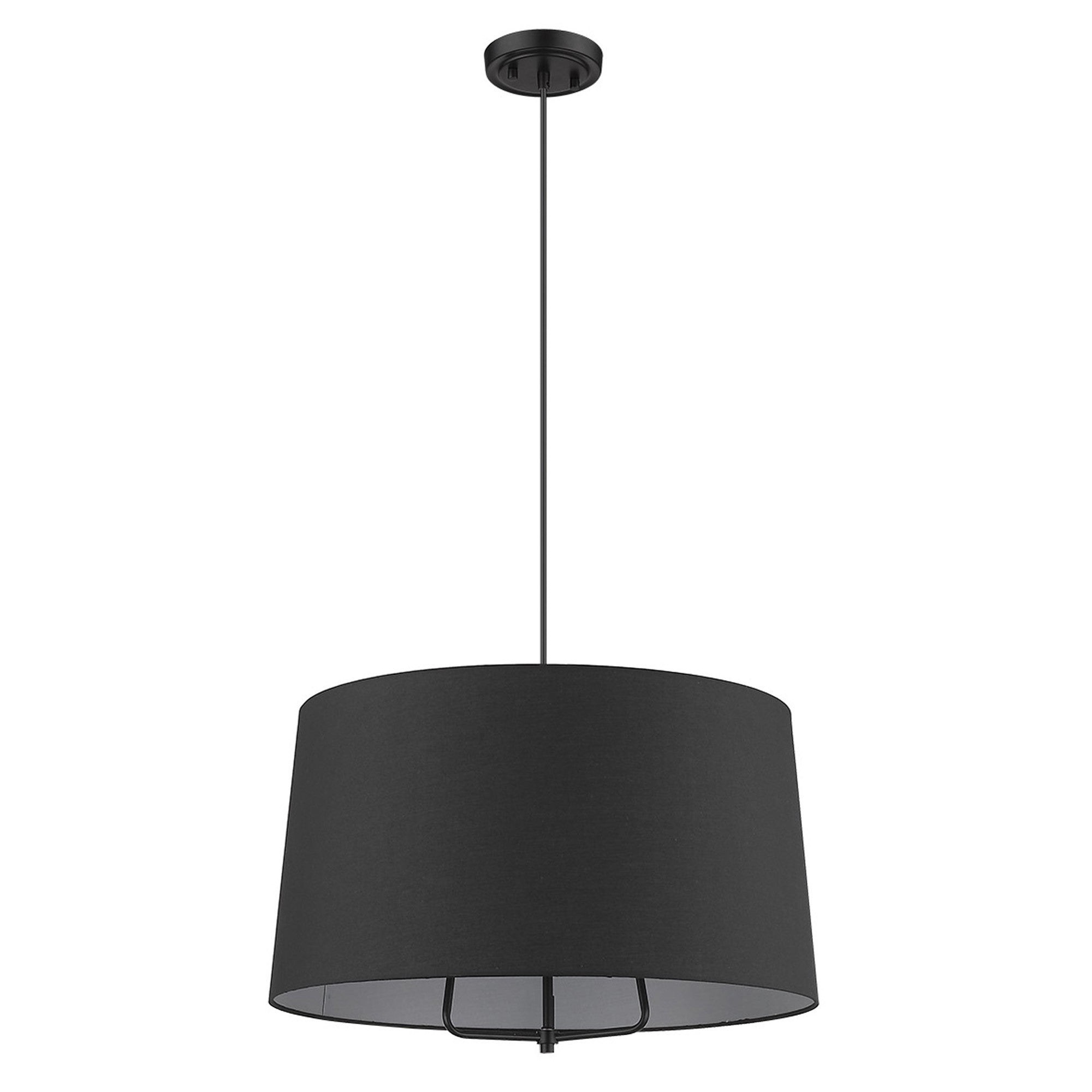 Lamia 3-Light Matte Black Mini Pendant-Pendants-Hanging Lights-DECOROLALA