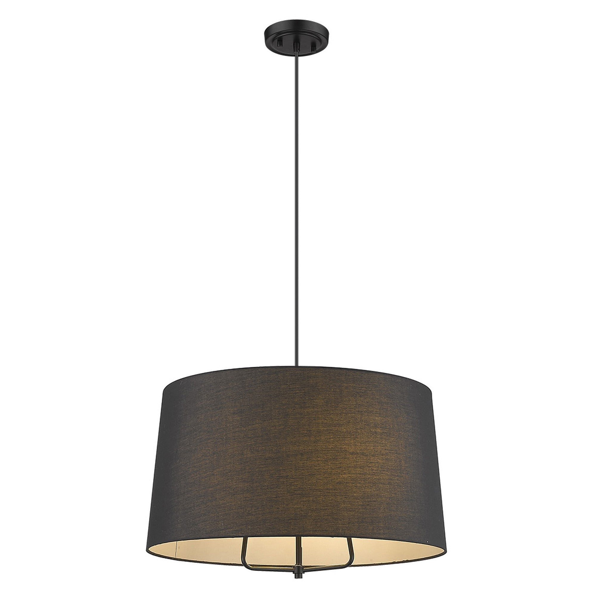 Lamia 3-Light Matte Black Mini Pendant-Pendants-Hanging Lights-DECOROLALA