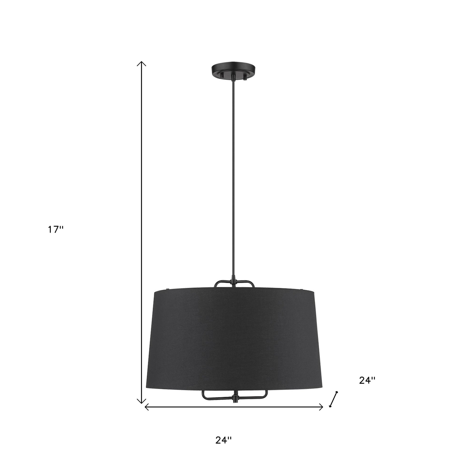 Lamia 3-Light Matte Black Mini Pendant-Pendants-Hanging Lights-DECOROLALA