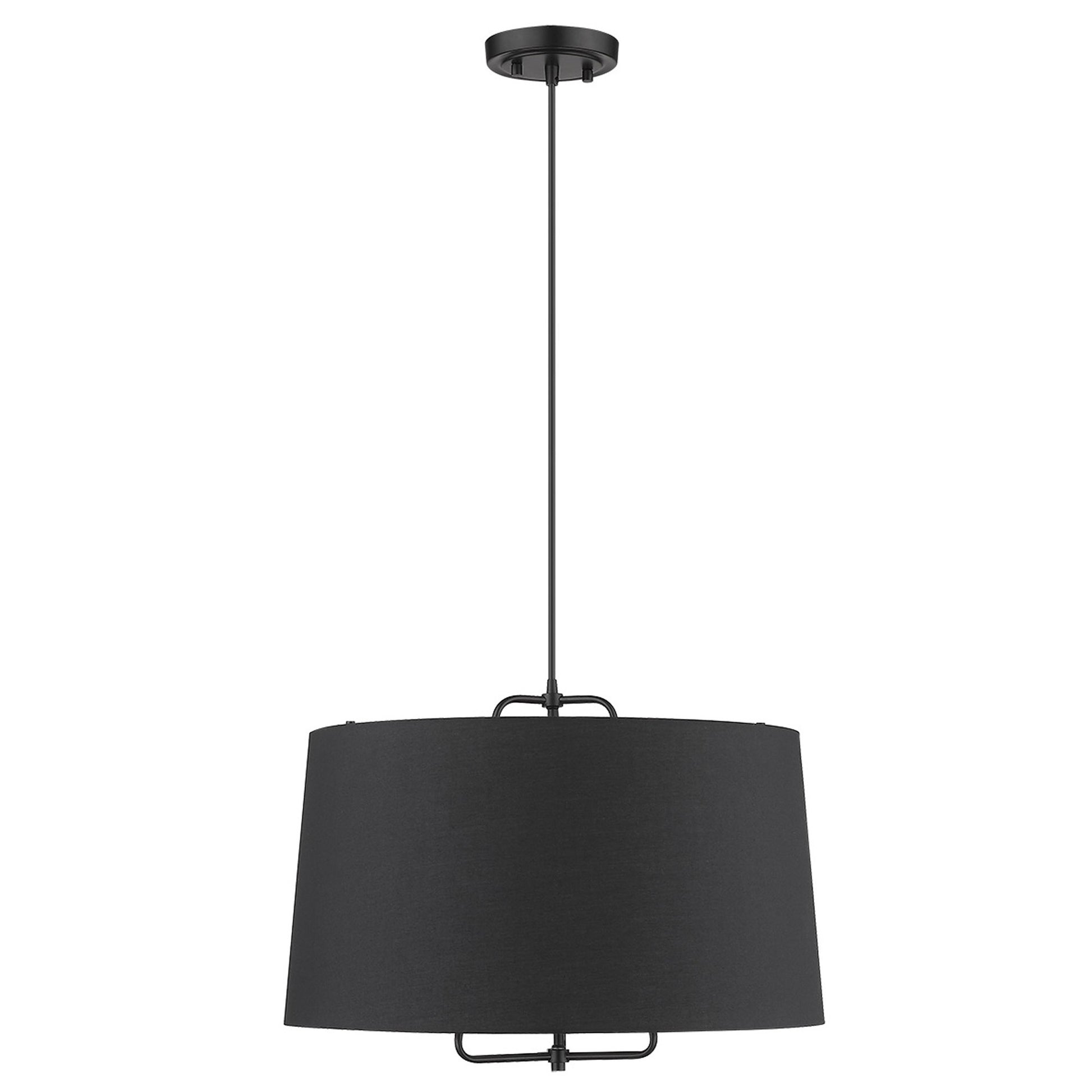 Lamia 3-Light Matte Black Mini Pendant-Pendants-Hanging Lights-DECOROLALA
