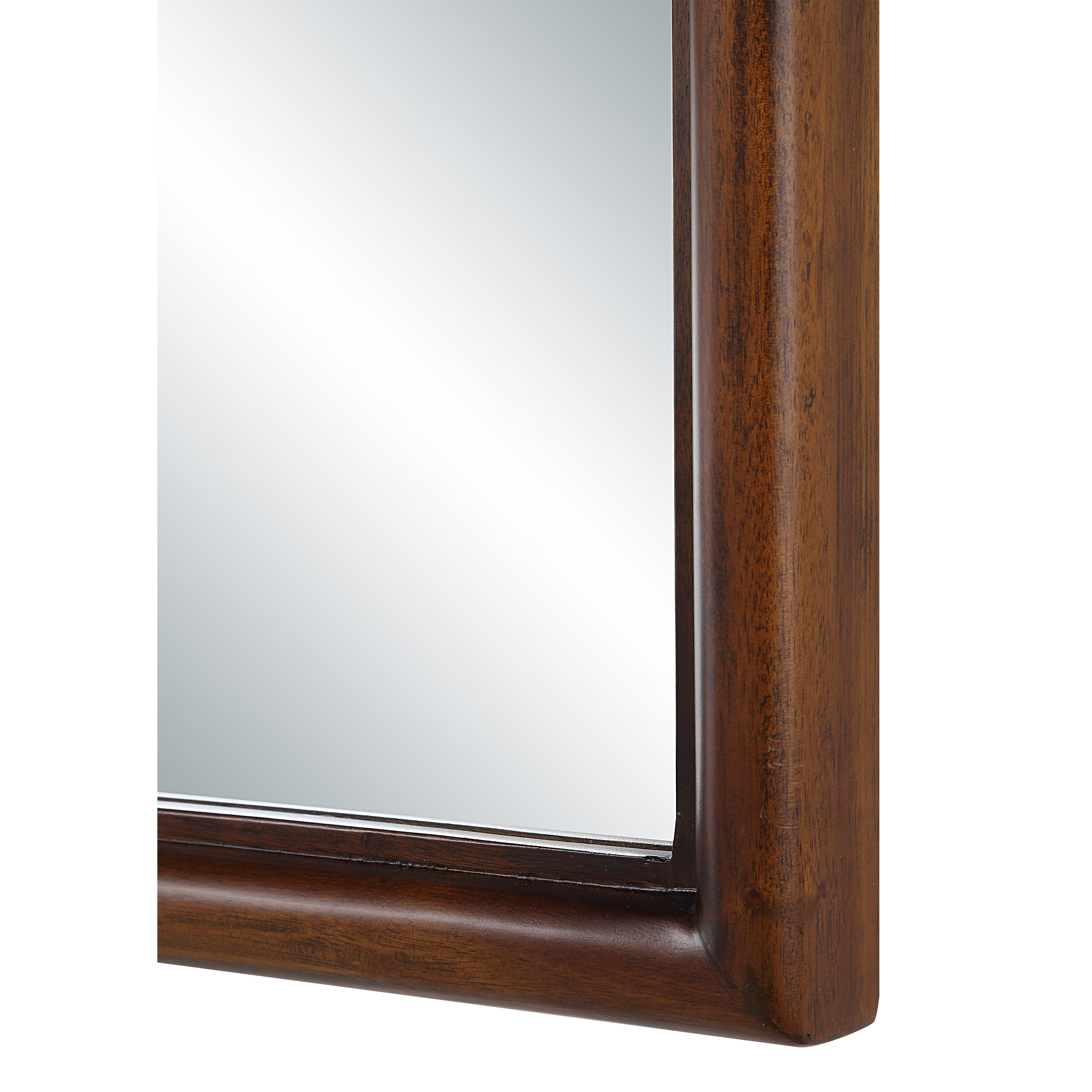 Lanai 36" H x 24" W Wall Mirror, Brown-Mirror-DECOROLALA