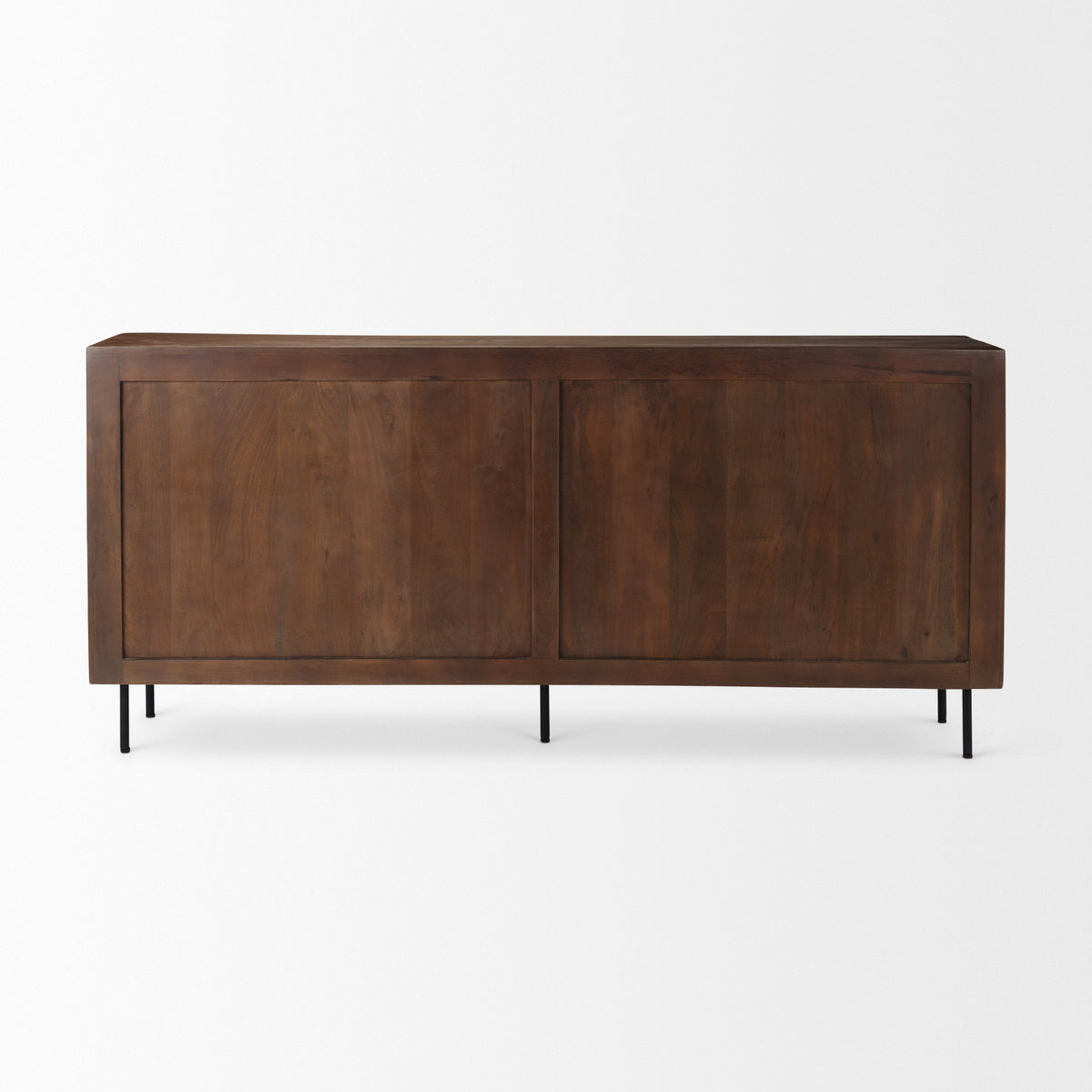 Lance 70.0L x 15.0W x 32.0H Medium Brown Solid Wood Sideboard-Sideboards & Buffets-DECOROLALA