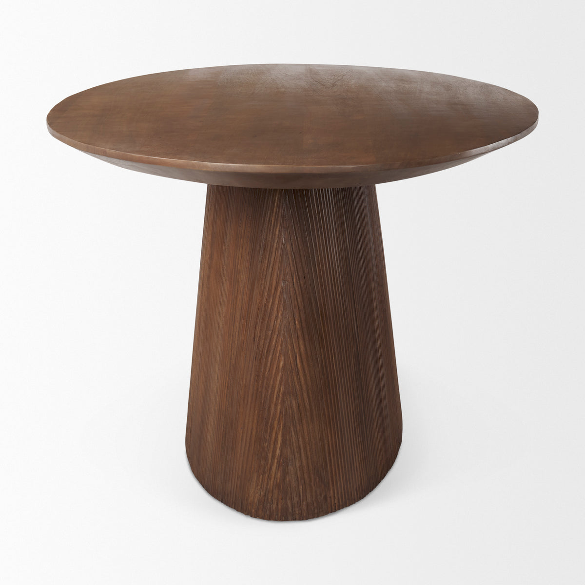 Lance 94"L x 50"W Oval Dining Table | Med Brown Wood | Seats 8-Dining Tables-DECOROLALA