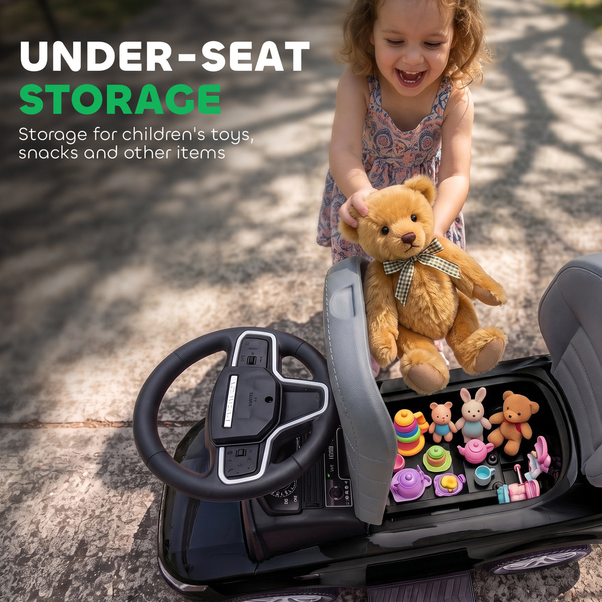 Land Rover Discovery Licensed 2-in-1 Ride On Push Car with Removable Parent Handle, Under-Seat Storage-Toys & Games > Baby & Toddler Toys > Riding & Rocking Toys > Push Cars for Toddlers-DECOROLALA