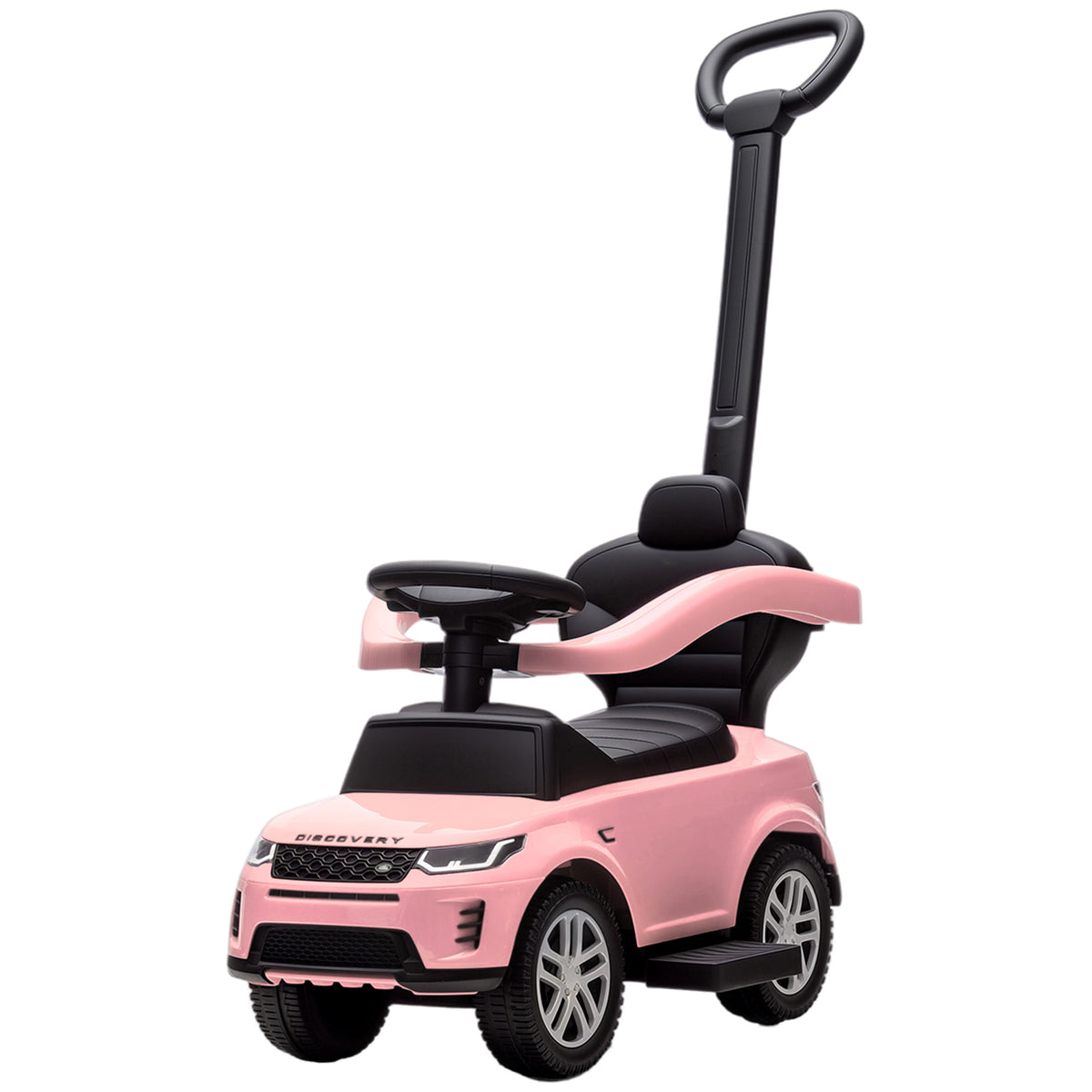 Land Rover Discovery Licensed 2-in-1 Ride On Push Car with Removable Parent Handle, Under-Seat Storage-Toys & Games > Baby & Toddler Toys > Riding & Rocking Toys > Push Cars for Toddlers-DECOROLALA