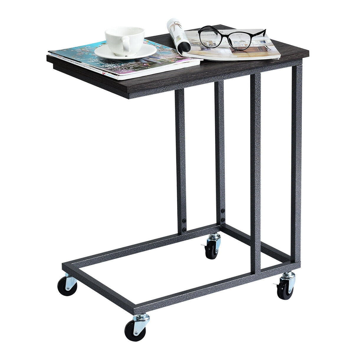 Laptop Holder Sofa Multiple Side End MobileTable-Black-End & Side Tables-DECOROLALA