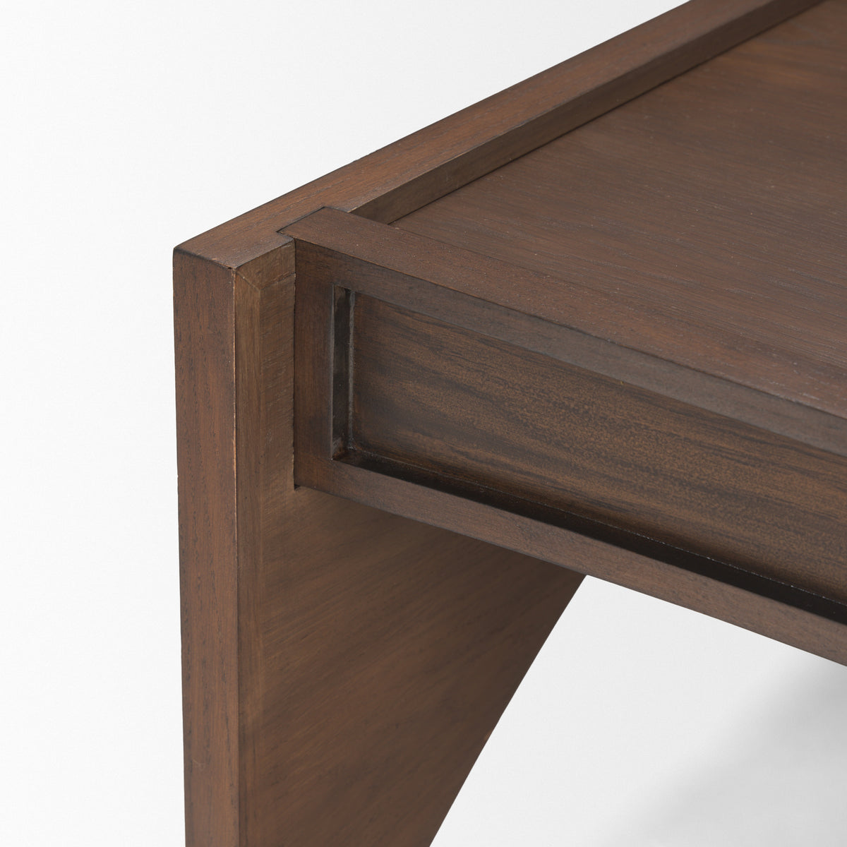 Laraya Medium Brown Wood Coffee Table-Coffee Tables-DECOROLALA