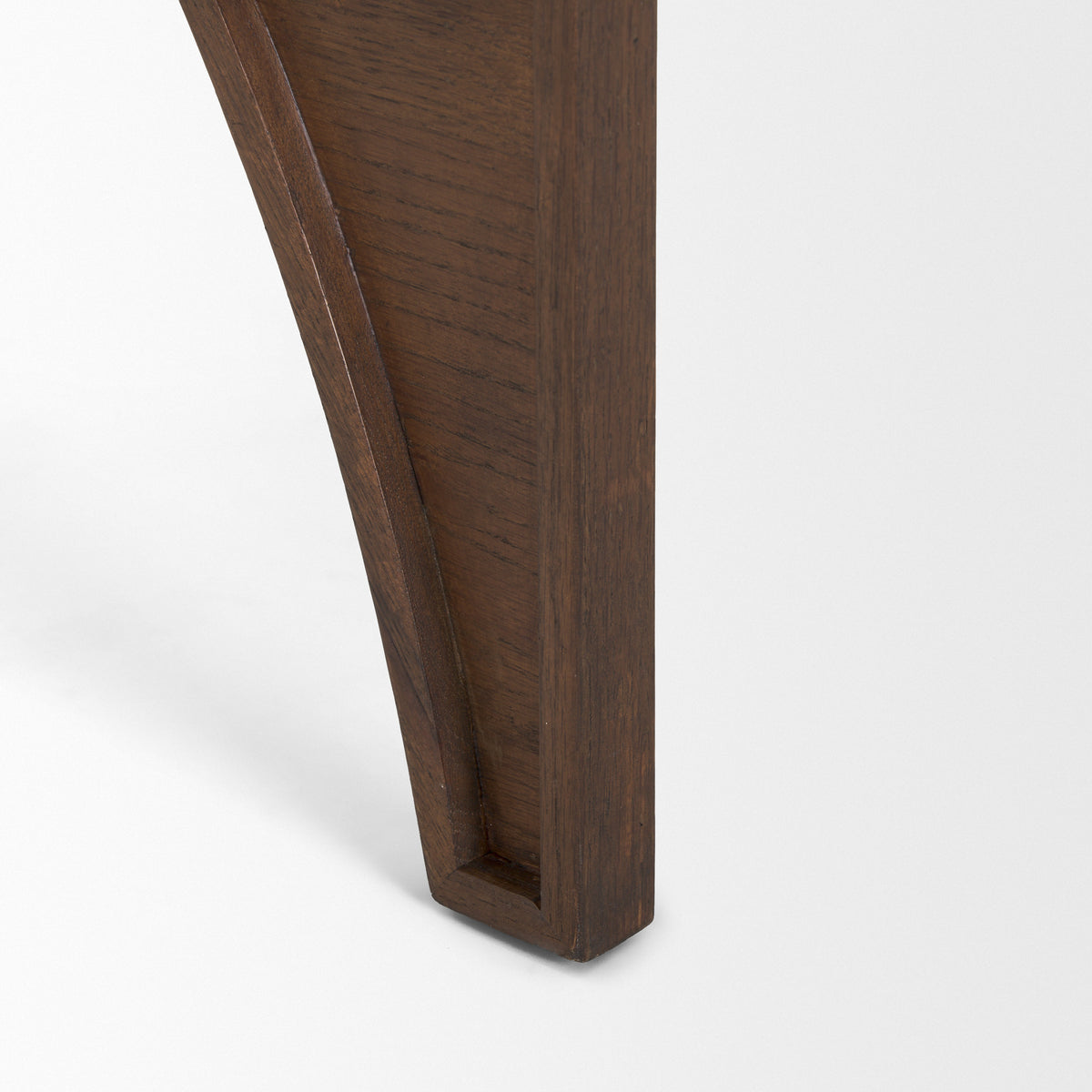 Laraya Medium Brown Wood w/ Arches End Table-End and Side Tables-DECOROLALA
