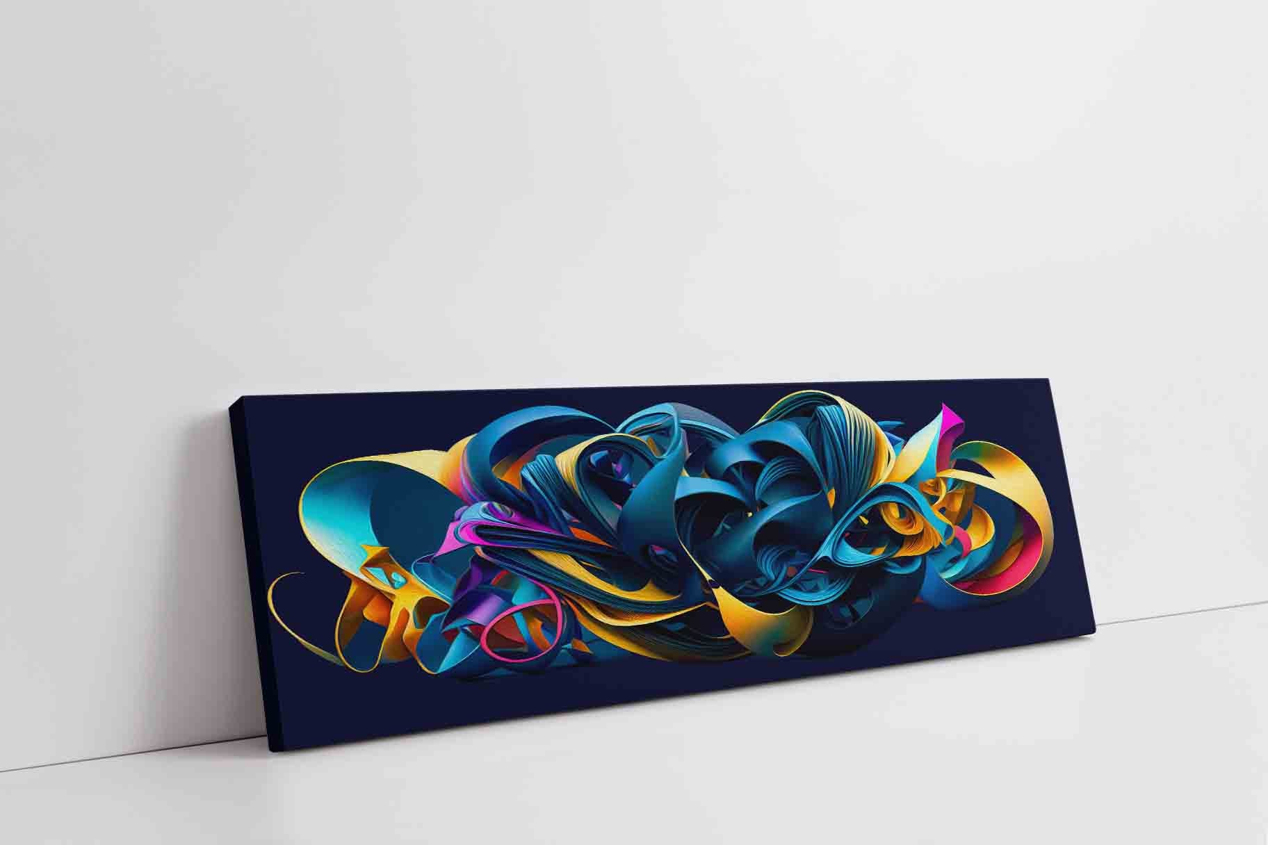 Large Canvas Wall Art - Life Vibrates in Mix of Colors-Wall Art-DECOROLALA