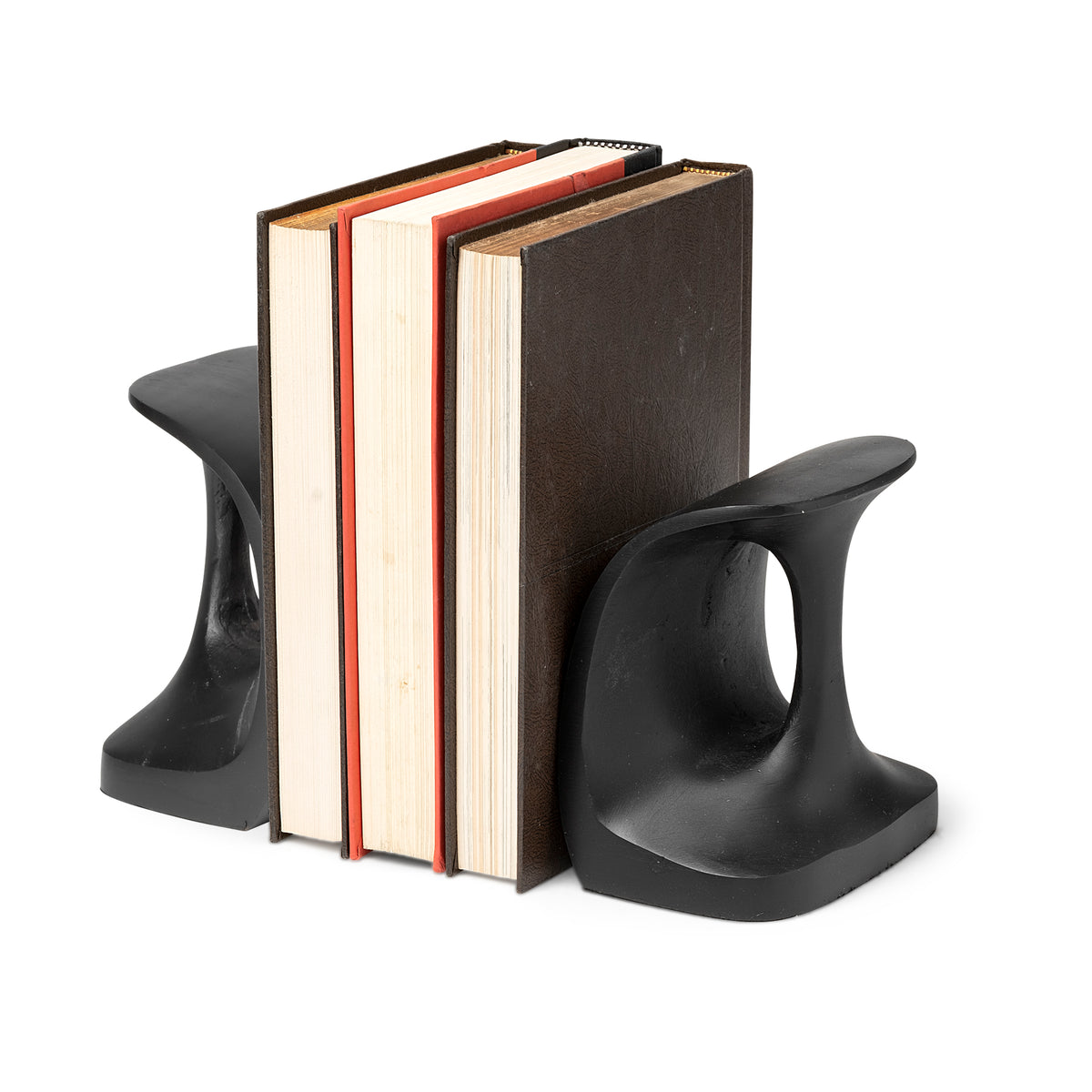 Last Cobbler's (Set of 2) 8L x 6W Black Shoemaker Tool Bookends-Bookends-DECOROLALA