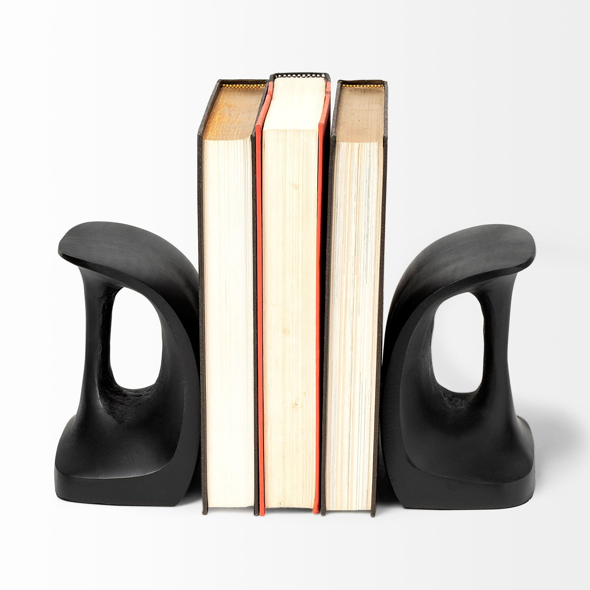 Last Cobbler's (Set of 2) 8L x 6W Black Shoemaker Tool Bookends-Bookends-DECOROLALA