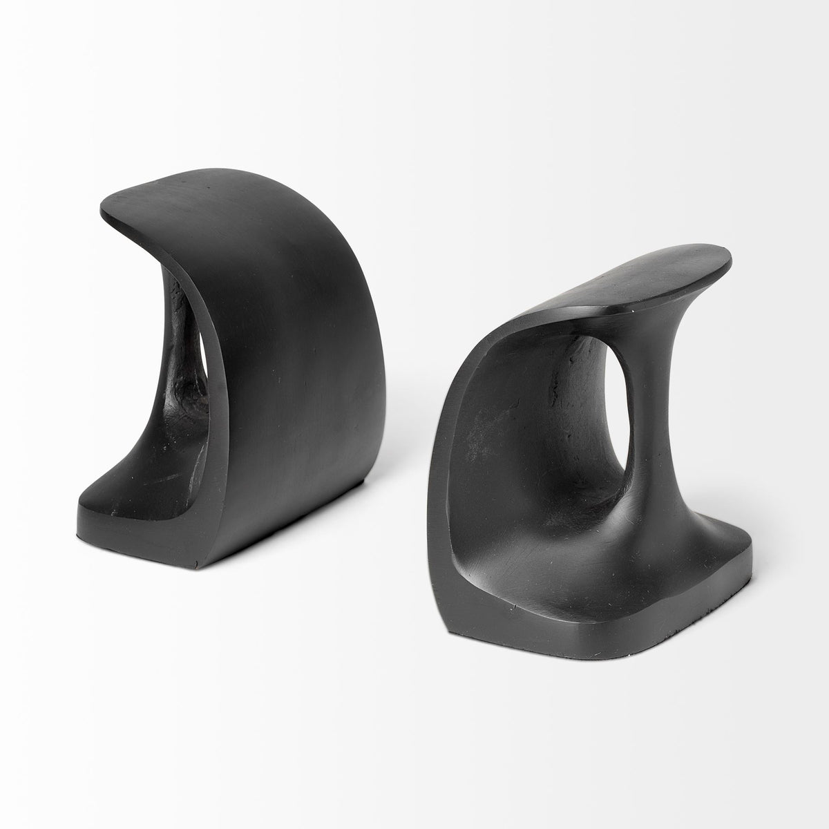 Last Cobbler's (Set of 2) 8L x 6W Black Shoemaker Tool Bookends-Bookends-DECOROLALA