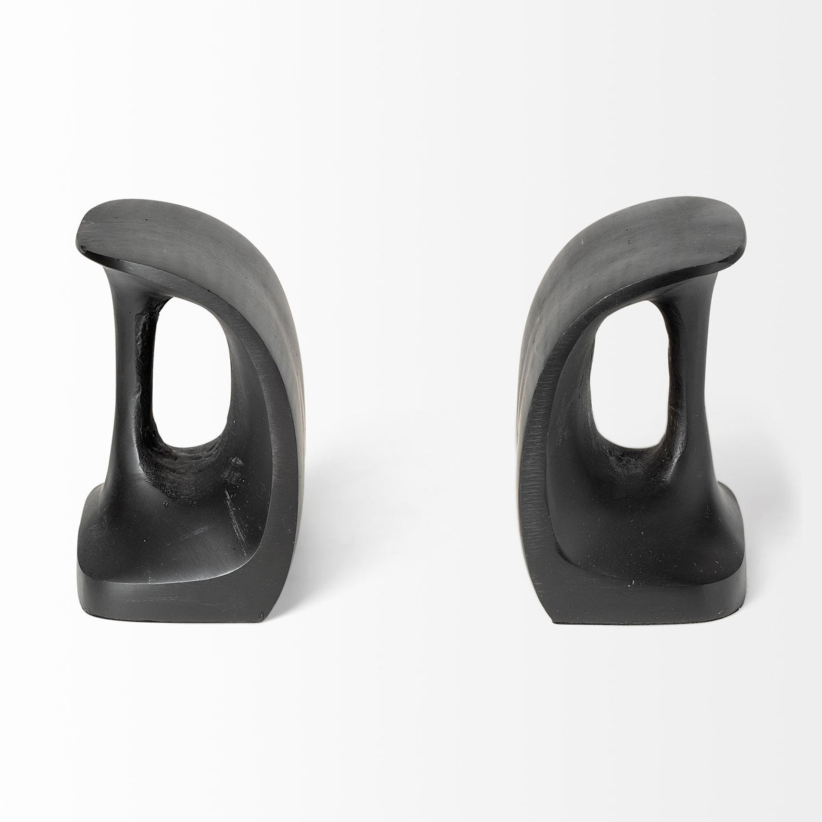 Last Cobbler's (Set of 2) 8L x 6W Black Shoemaker Tool Bookends-Bookends-DECOROLALA