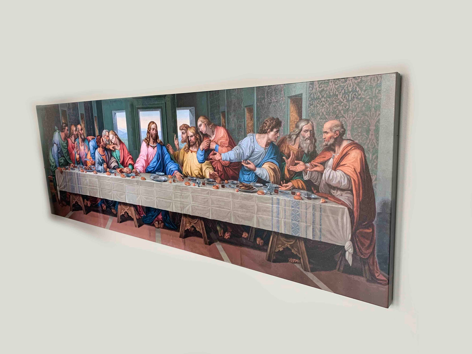 Last Supper Canvas Wall Art 72x24-Wall Art-DECOROLALA