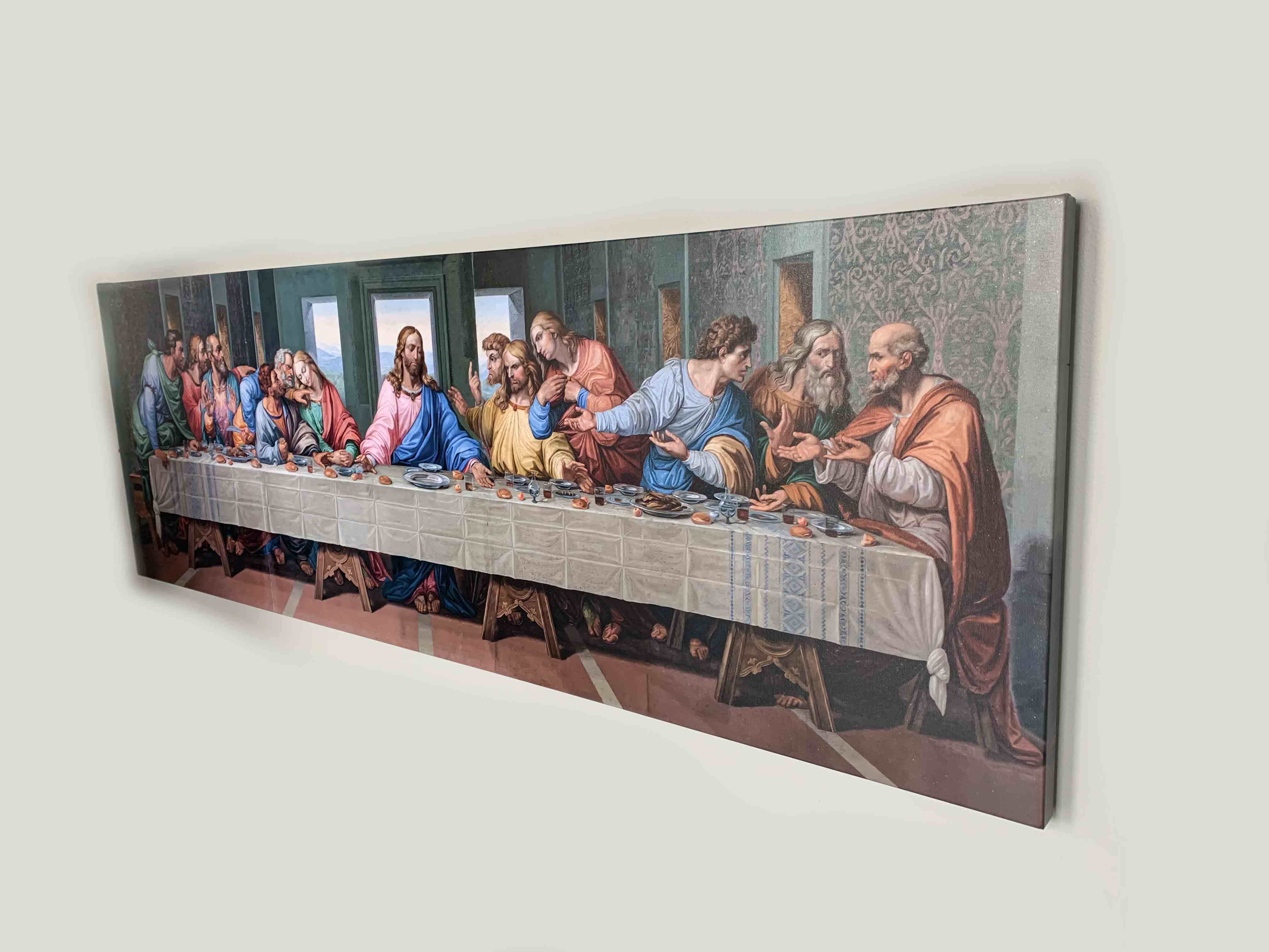 Last Supper Canvas Wall Art 72x24-Wall Art-DECOROLALA