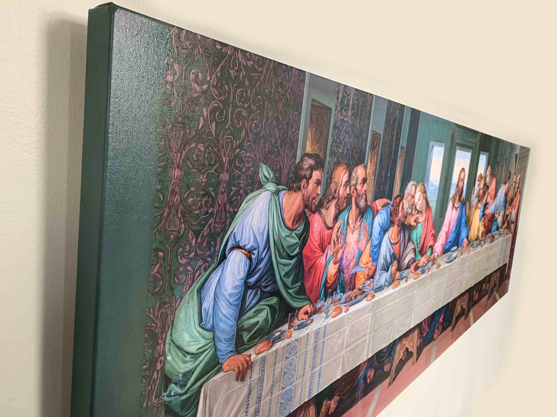 Last Supper Canvas Wall Art 72x24-Wall Art-DECOROLALA
