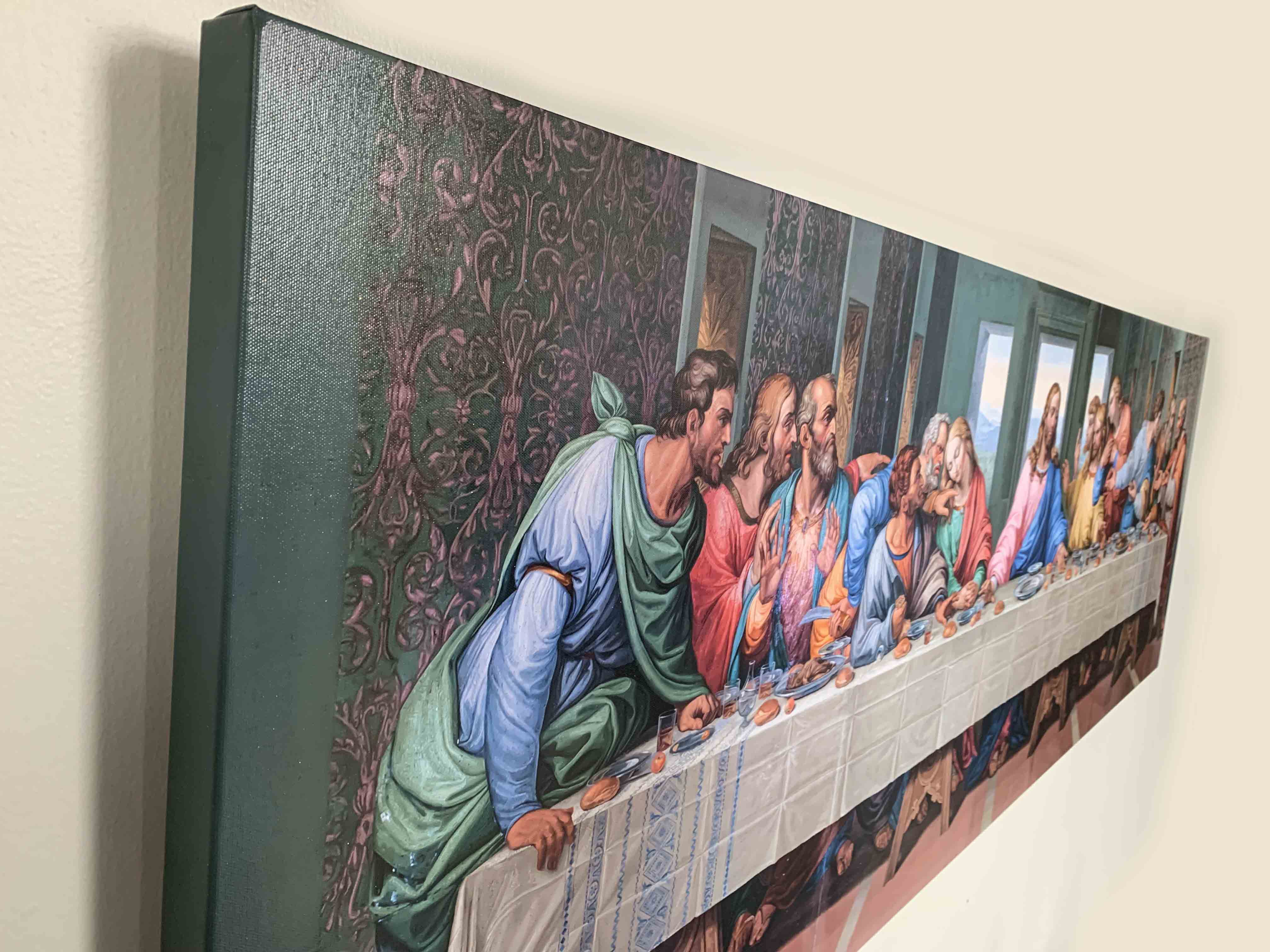 Last Supper Canvas Wall Art 72x24-Wall Art-DECOROLALA