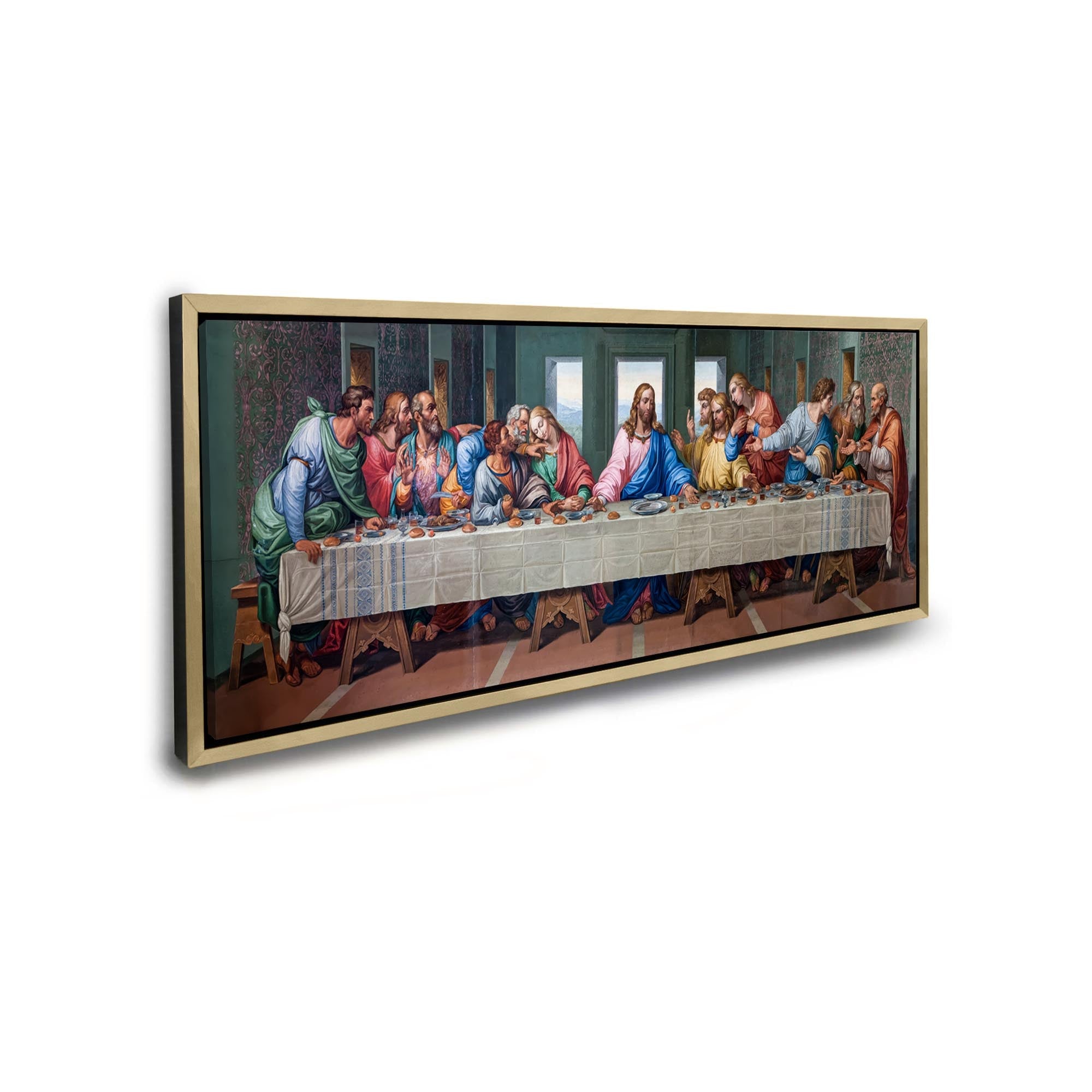 Last Supper Canvas Wall Art 72x24-Wall Art-DECOROLALA