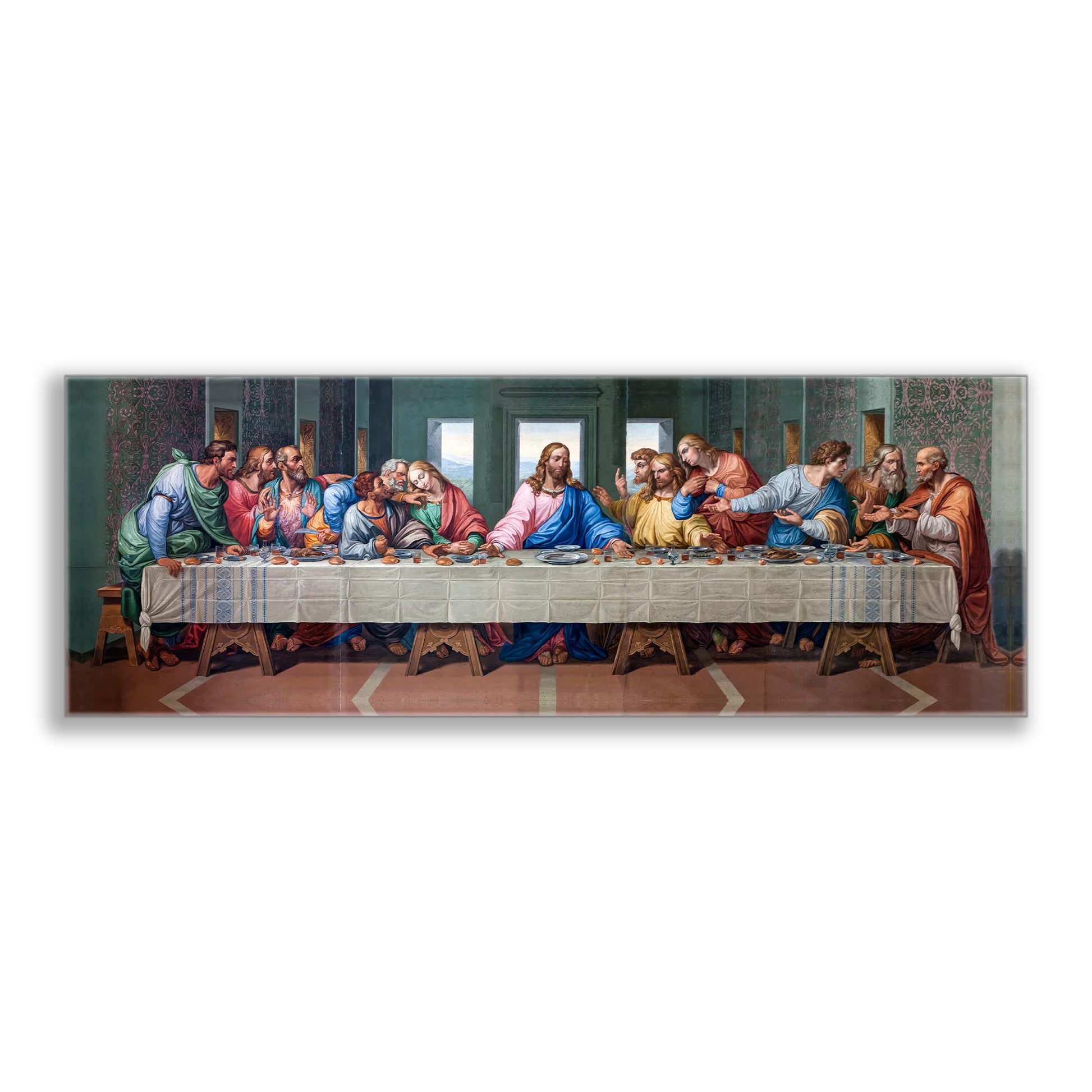 Last Supper Canvas Wall Art 72x24-Wall Art-DECOROLALA
