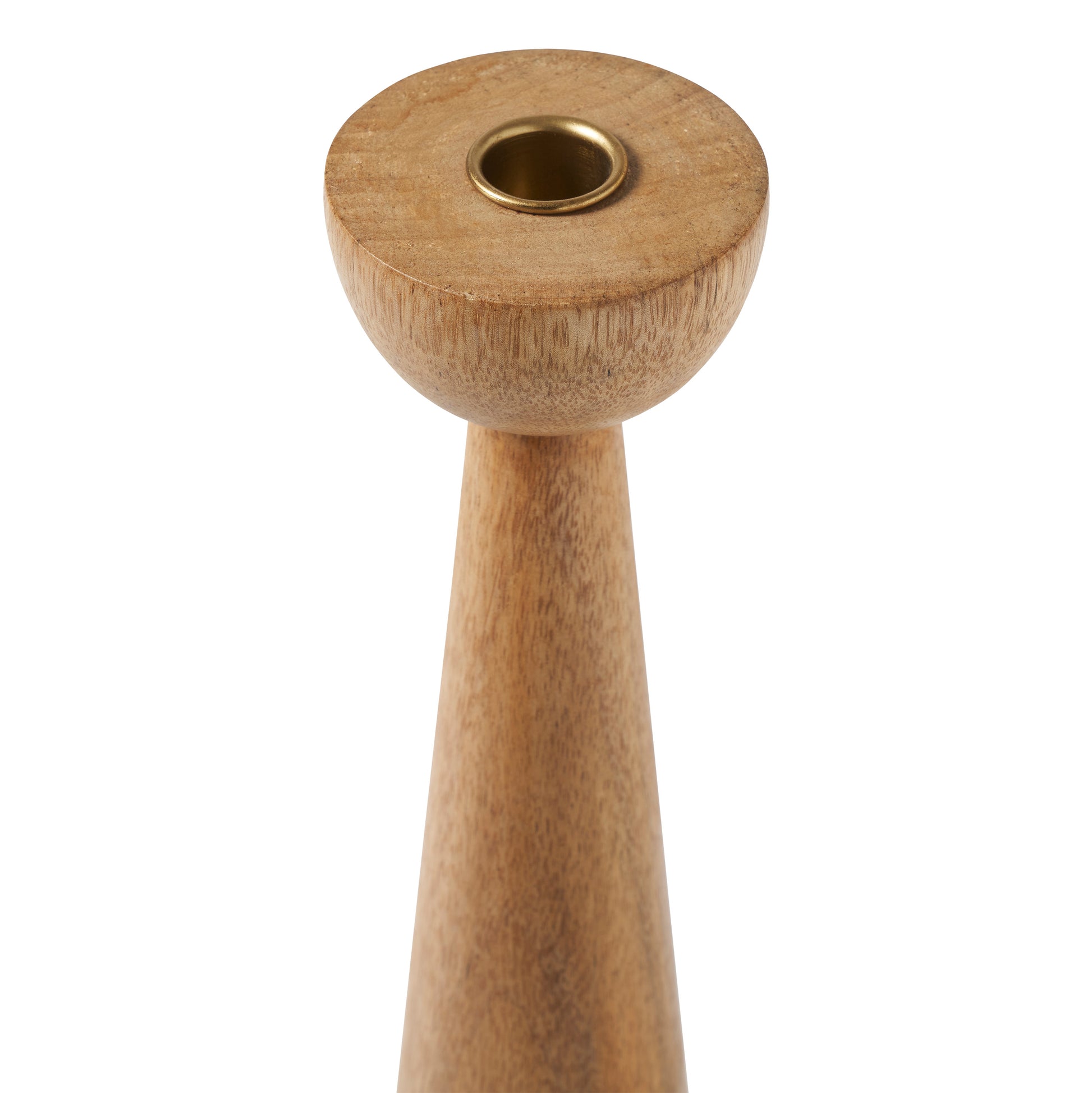 Laurier Candle Holder, Light Brown-Candle Holder-DECOROLALA