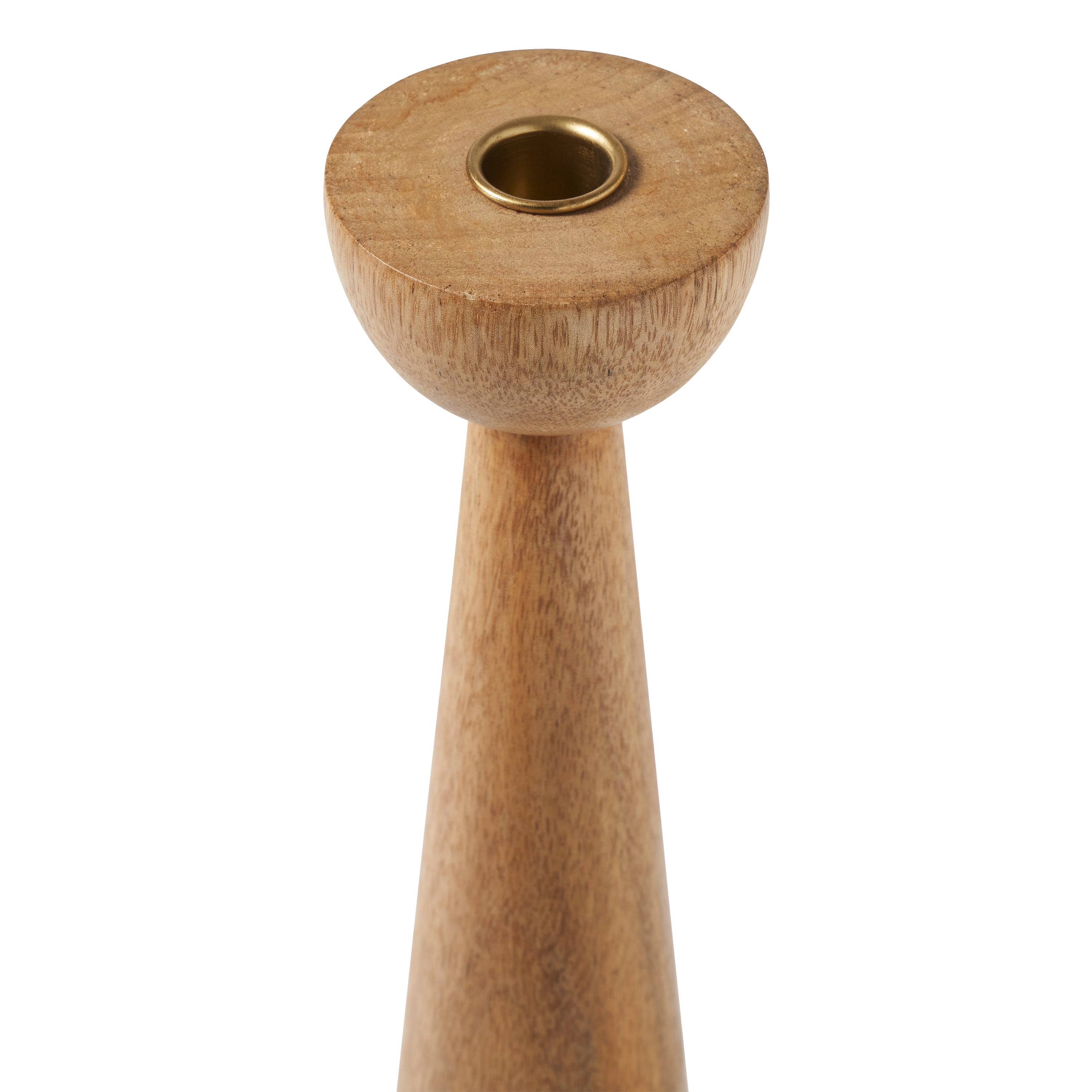 Laurier Candle Holder, Light Brown-Candle Holder-DECOROLALA