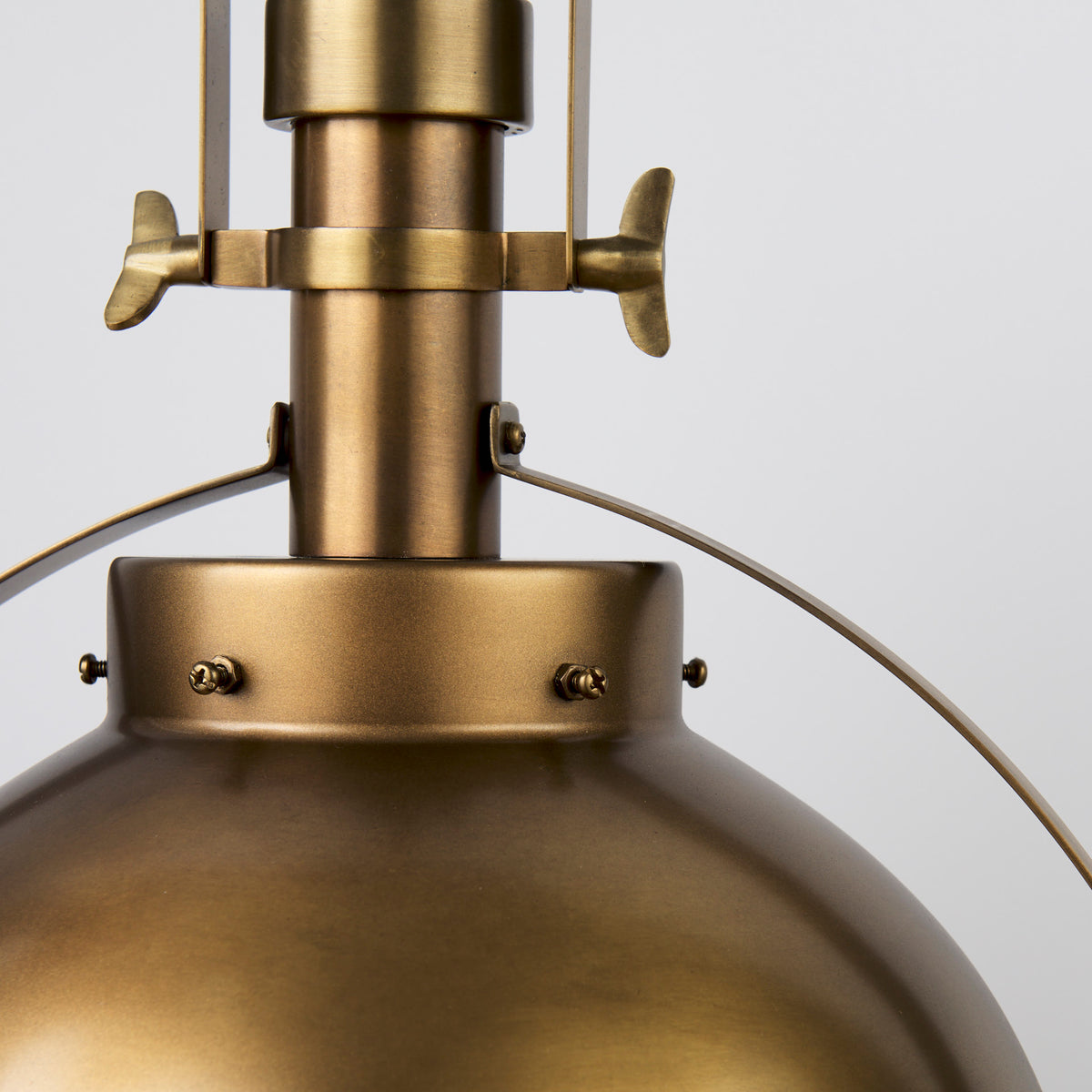 Leighton I 15x20 Toned Metal Spherical Pendant Light-Pendant Lighting-DECOROLALA