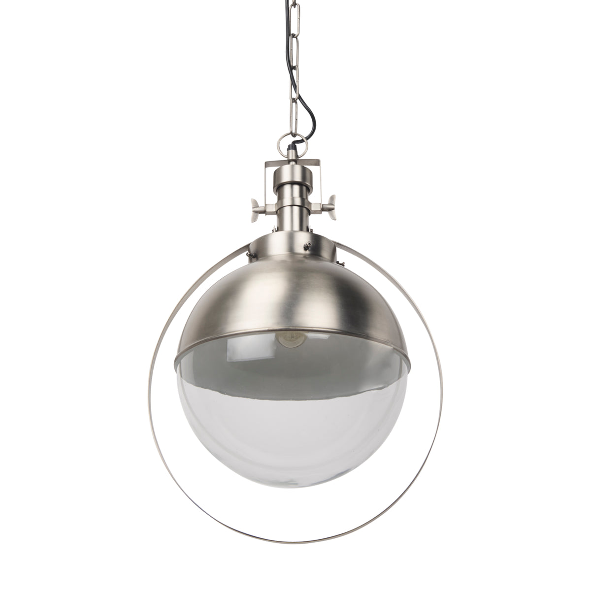 Leighton I 15x20 Toned Metal Spherical Pendant Light-Pendant Lighting-DECOROLALA