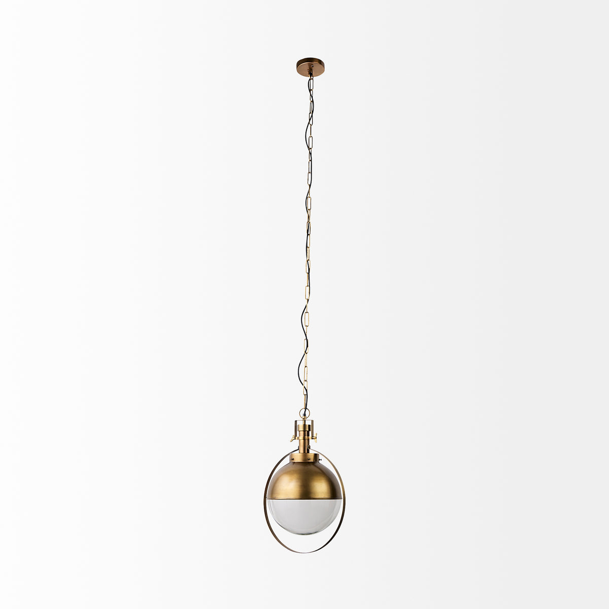 Leighton I 15x20 Toned Metal Spherical Pendant Light-Pendant Lighting-DECOROLALA