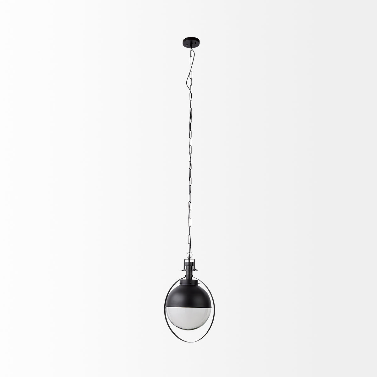Leighton I 15x20 Toned Metal Spherical Pendant Light-Pendant Lighting-DECOROLALA