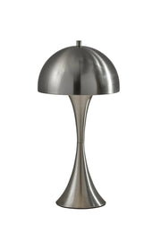 Lennon Table Lamp - Brushed Steel 19.5"-Lighting-DECOROLALA