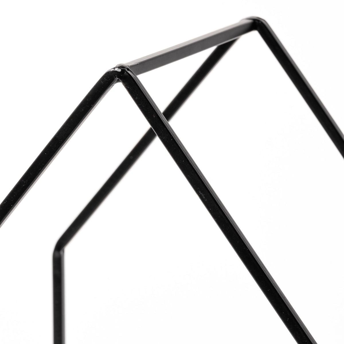 Leopold Set of Two Black Metal Wooden Base Table Candle Holders-Table Candle Holders-DECOROLALA