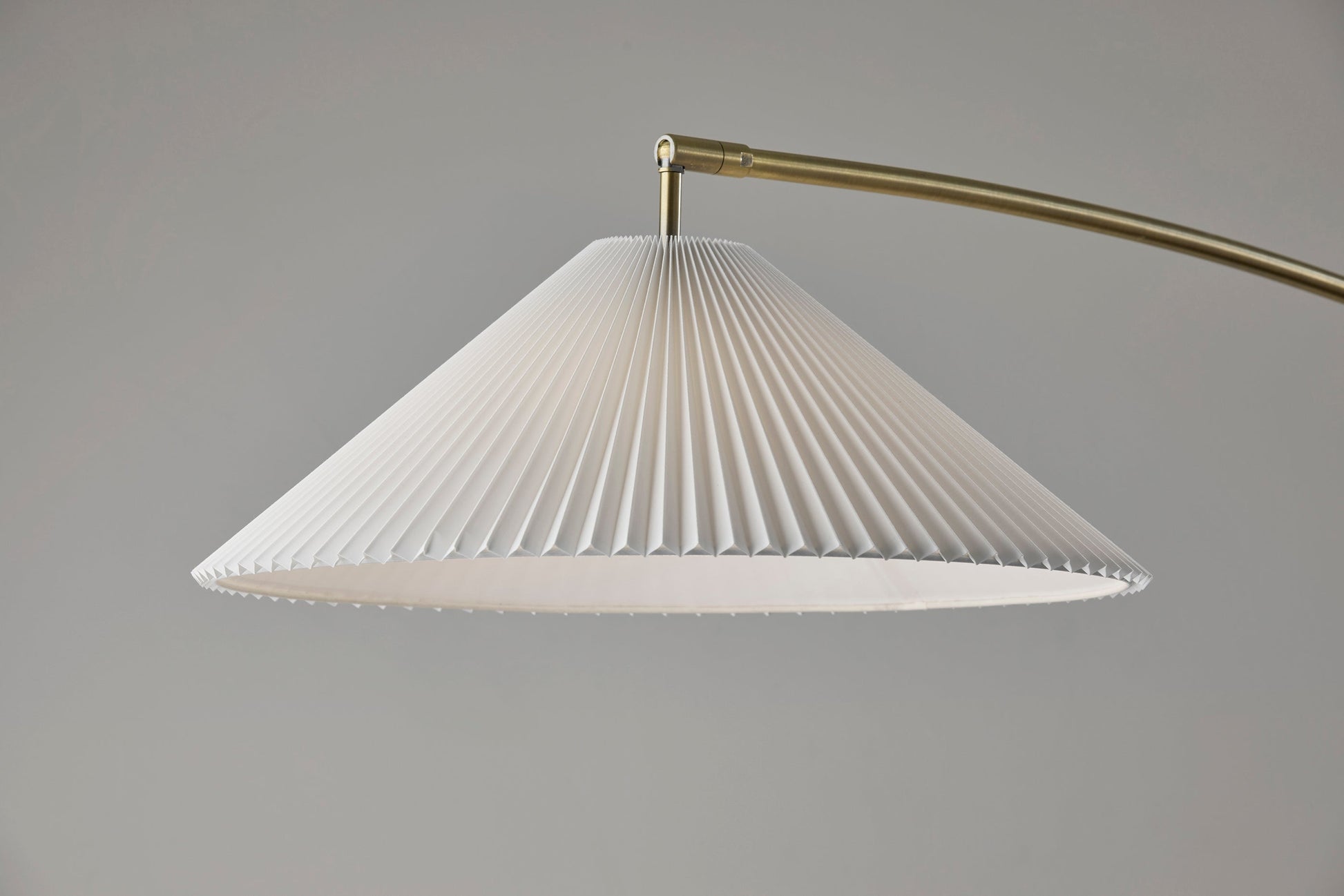 Leroy Arc Lamp - Brass Adjustable 66-87"-Lighting-DECOROLALA