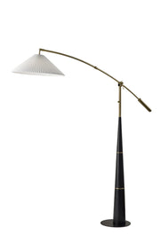 Leroy Arc Lamp - Brass Adjustable 66-87"-Lighting-DECOROLALA