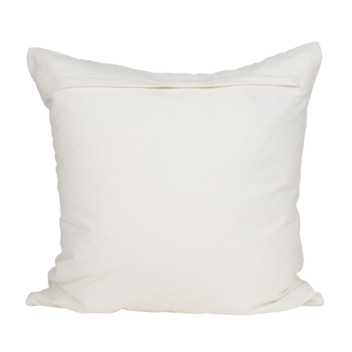 Levon Plush Pillow - Cream & Orange Stripes (min order qty 2)-Decorative Pillows-DECOROLALA