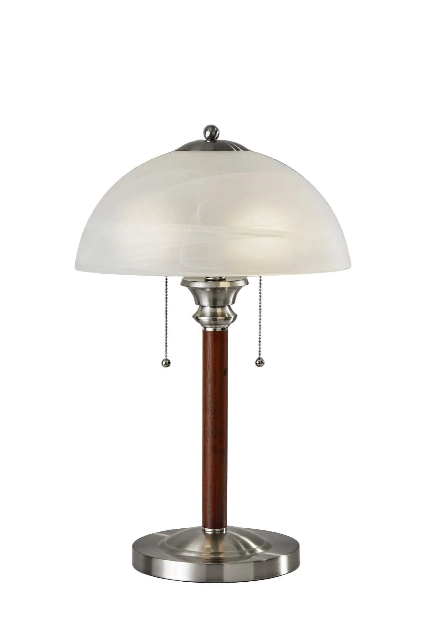 Lexington Table Lamp - Frosted Glass Walnut-Lighting-DECOROLALA