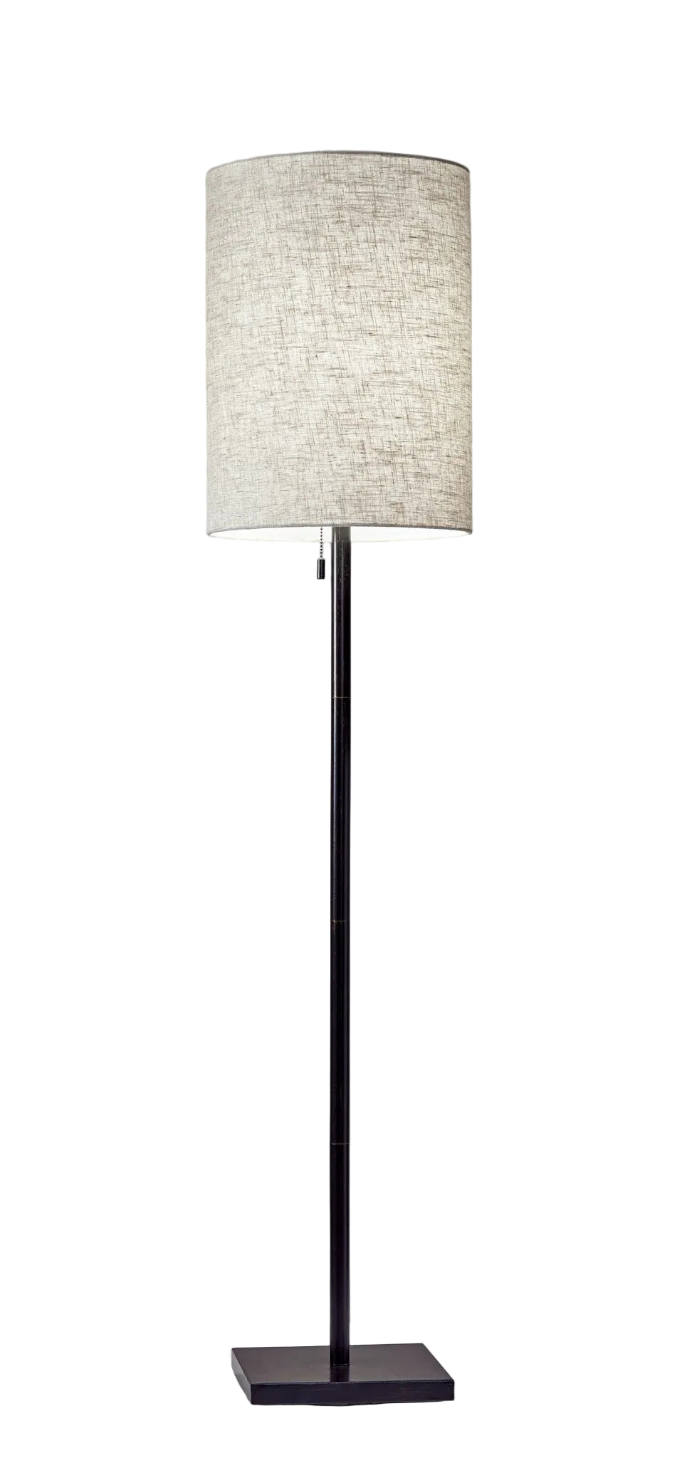 Liam Floor Lamp - Dark Bronze Fabric-Lighting-DECOROLALA