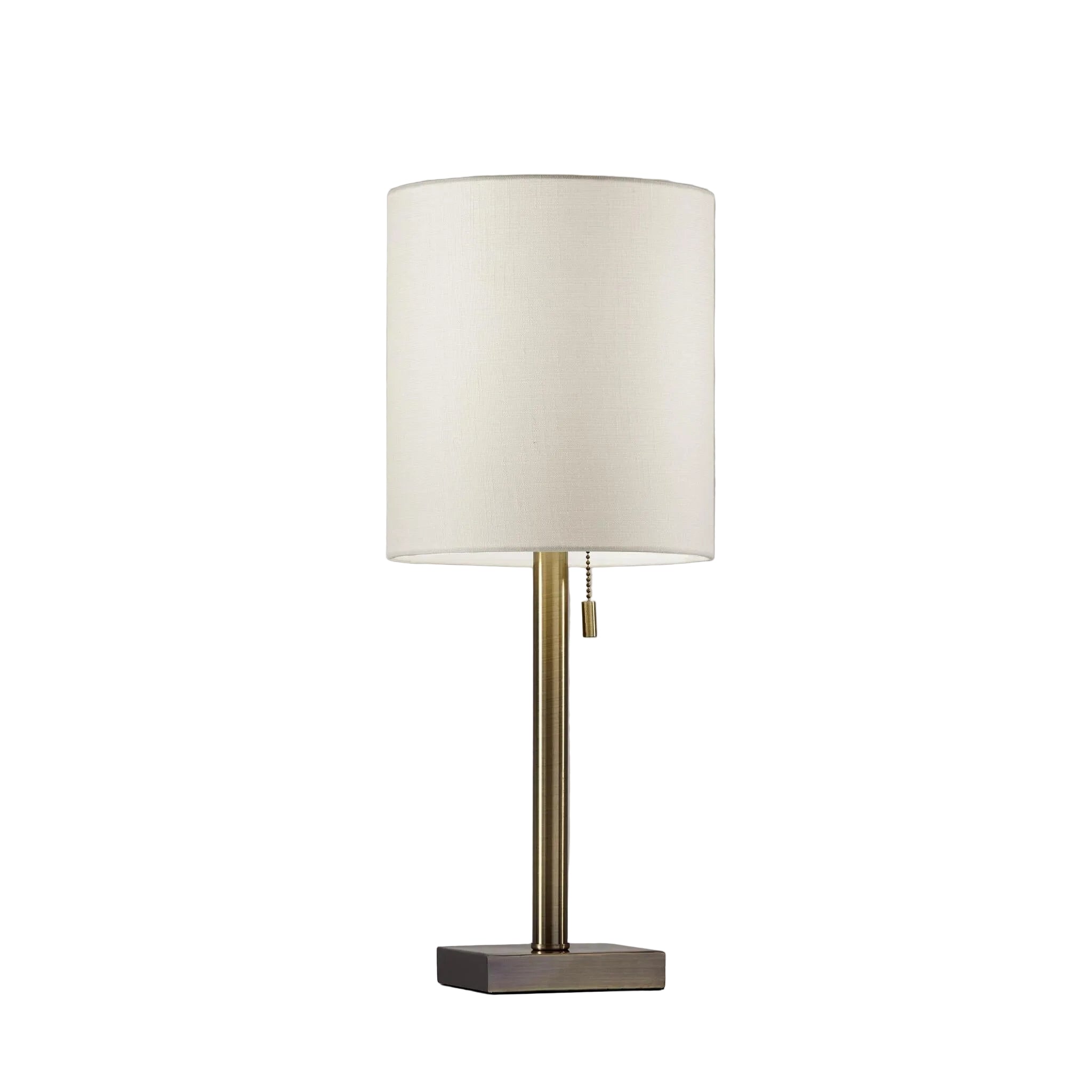 Liam Table Lamp - Brass Antique Beige-Lighting-DECOROLALA