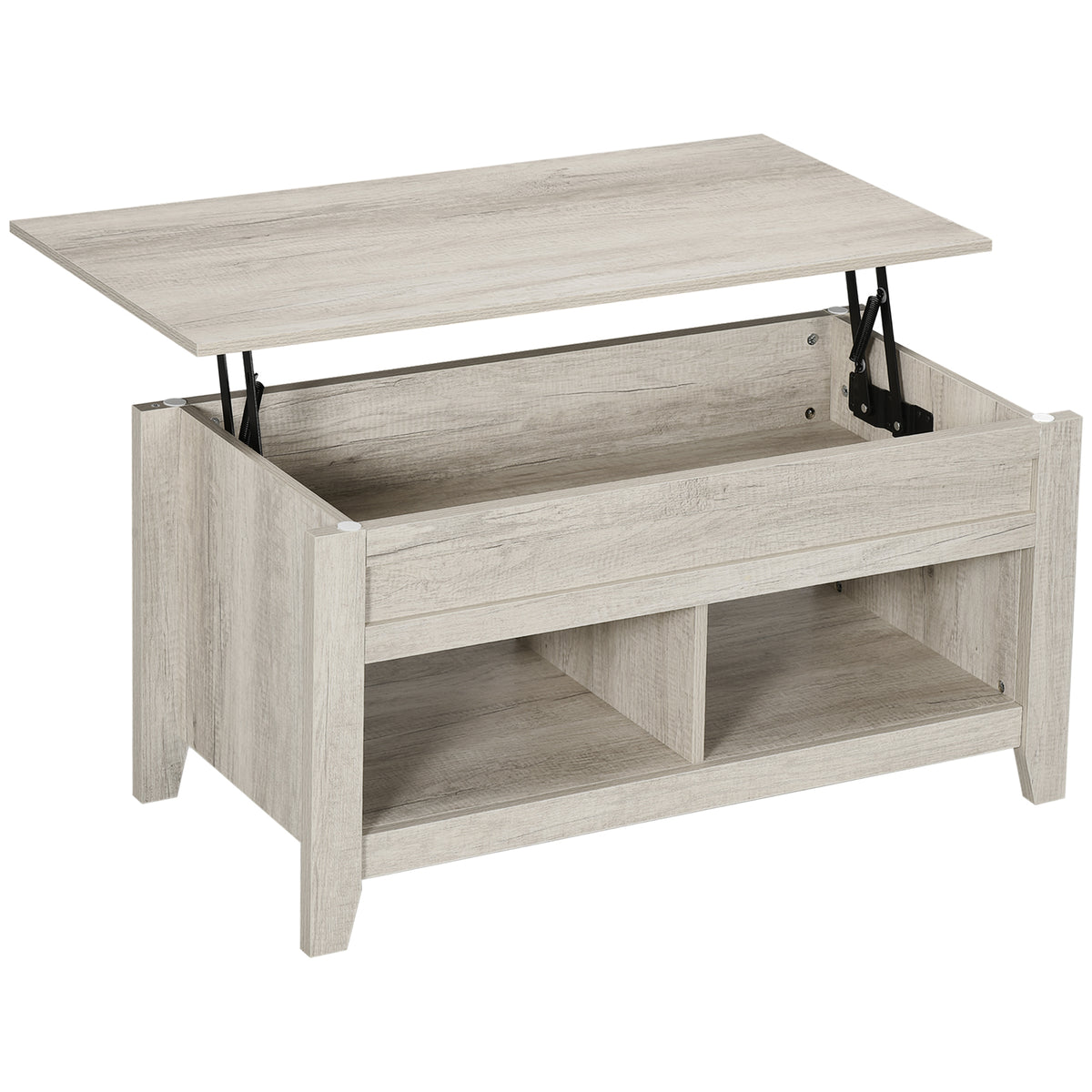 Lift Top Coffee Table with Storage - Oak 41.3"-Coffee Tables-DECOROLALA