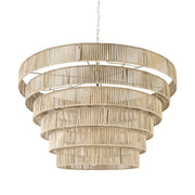 Light Brown Six Tier Hanging Chandelier-Chandeliers-DECOROLALA