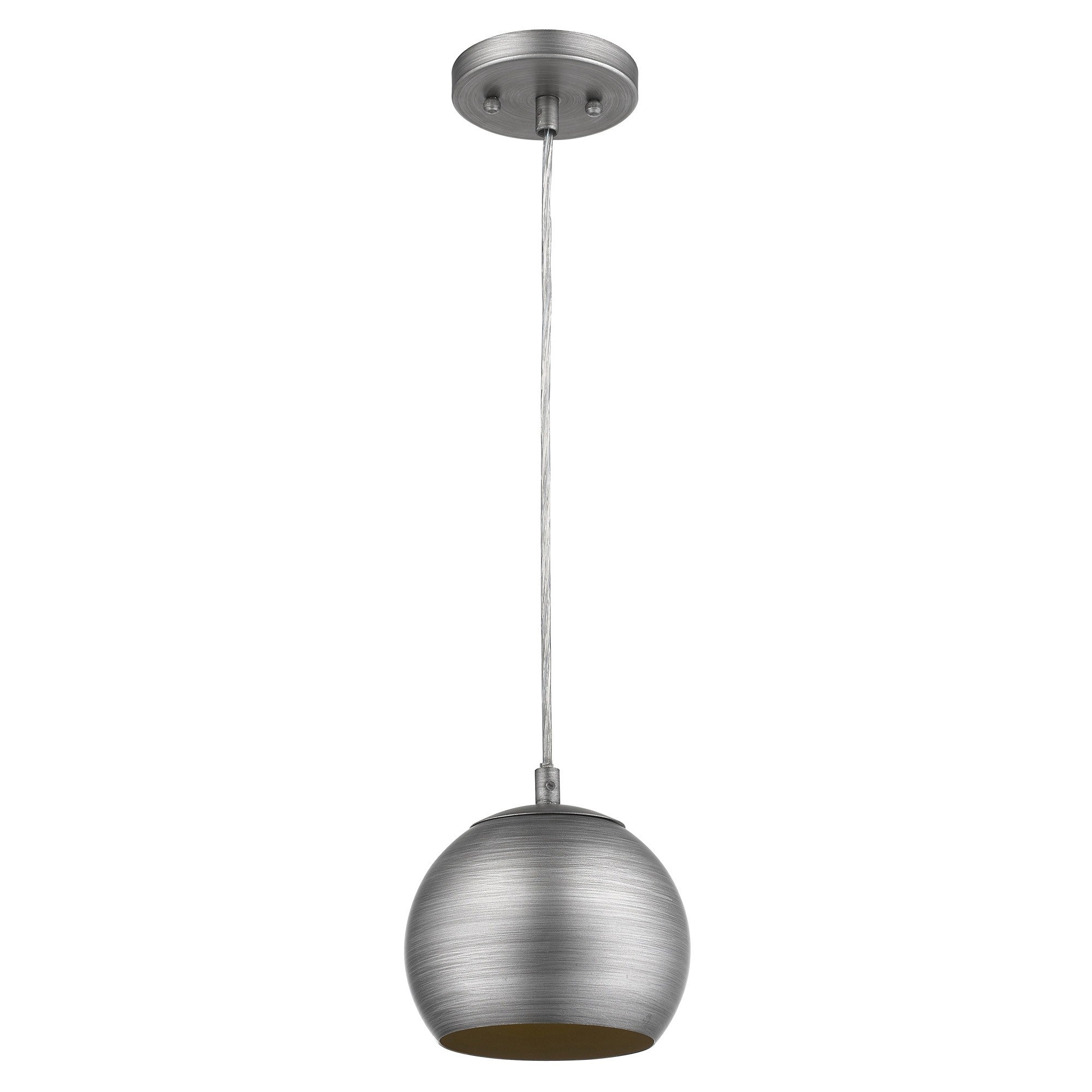 Light Gray and Gold Hanging Dome Light-Chandeliers-DECOROLALA